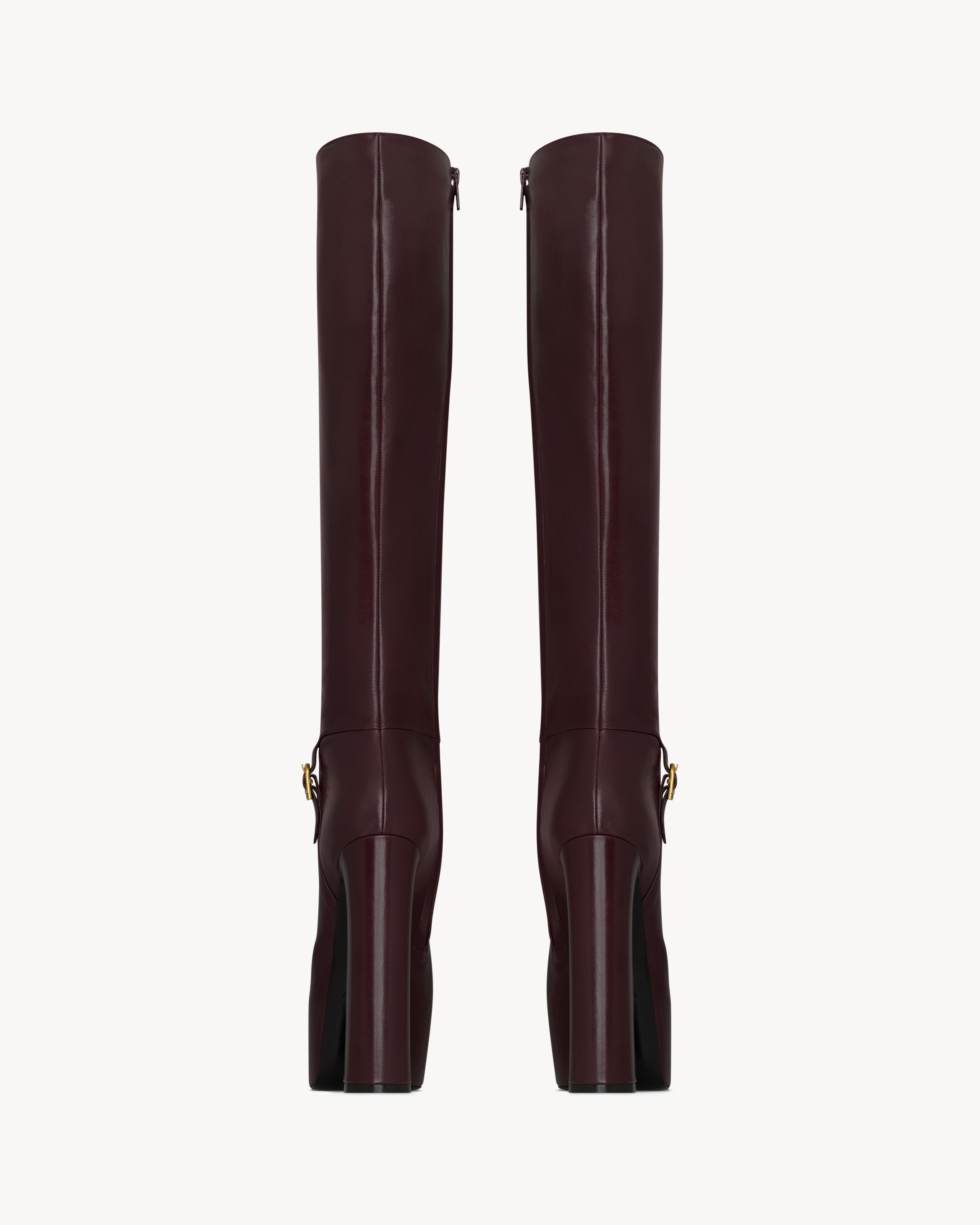 NICO PLATFORM BOOTS IN SMOOTH LEATHER - 4
