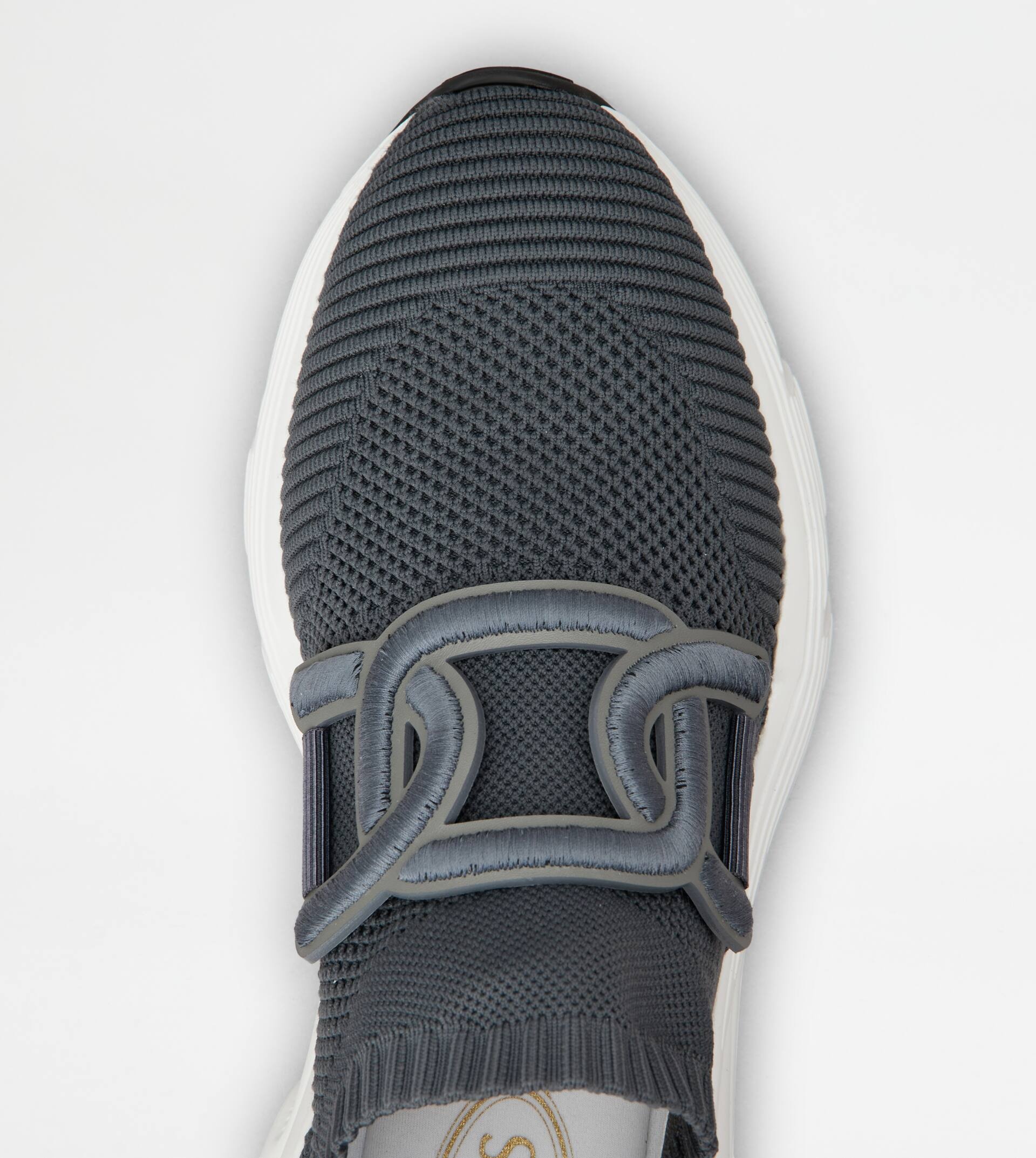 KATE SLIP-ON SNEAKERS IN FABRIC - GREY - 4