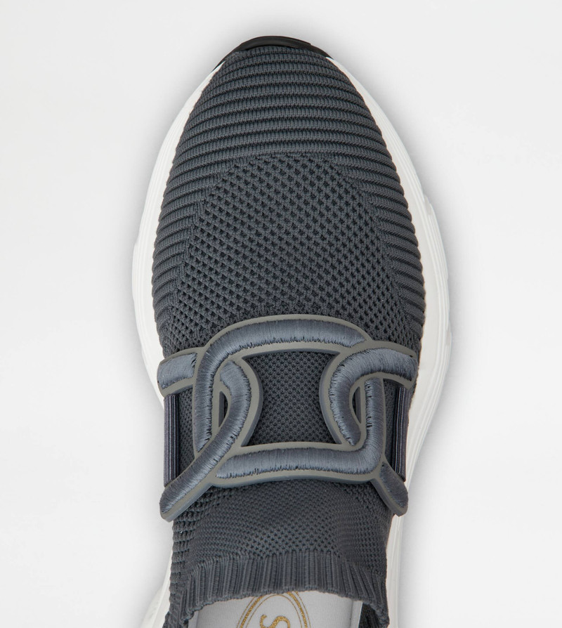 KATE SLIP-ON SNEAKERS IN FABRIC - GREY 4