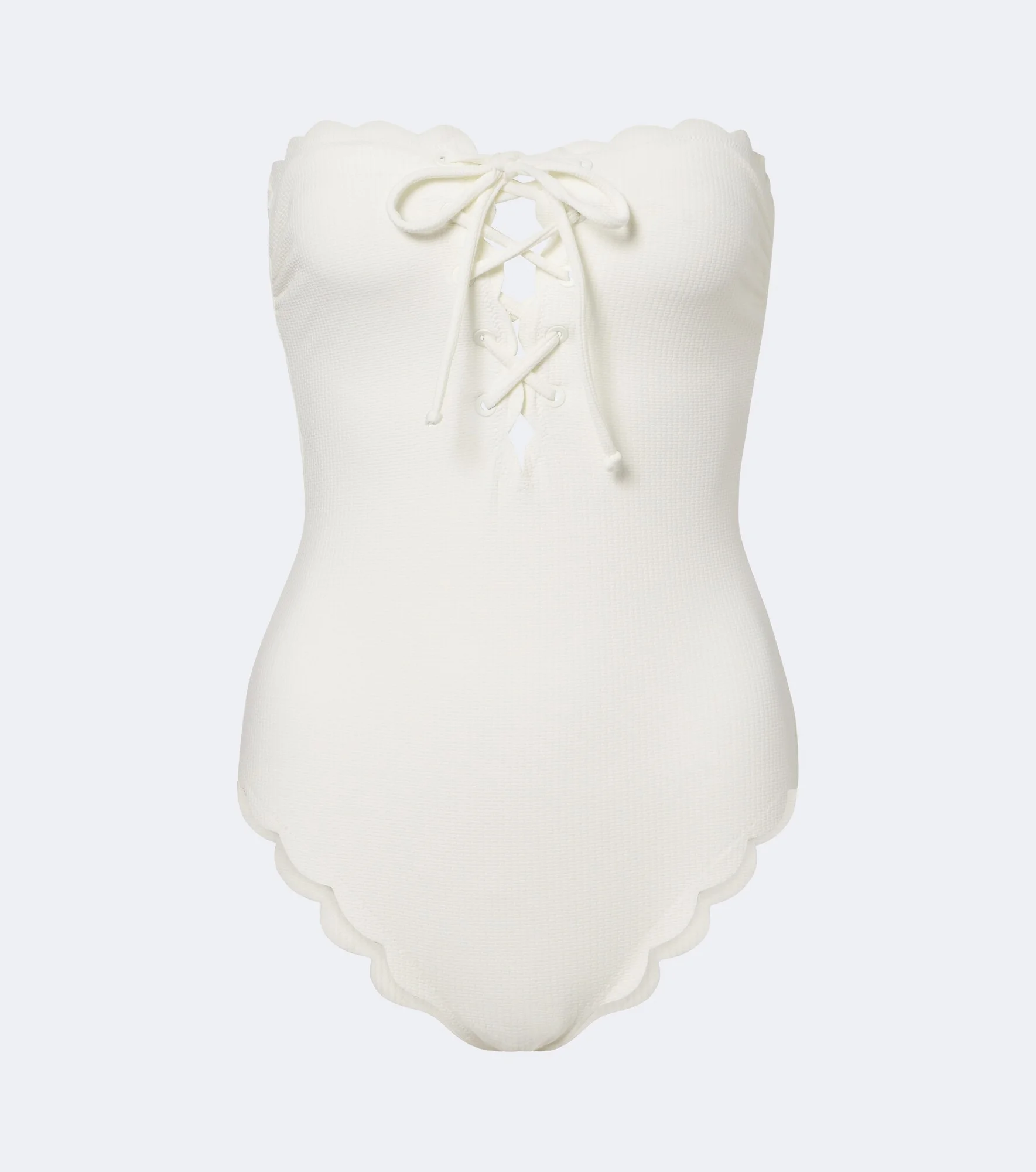 Riviera scalloped swimsuit - 1