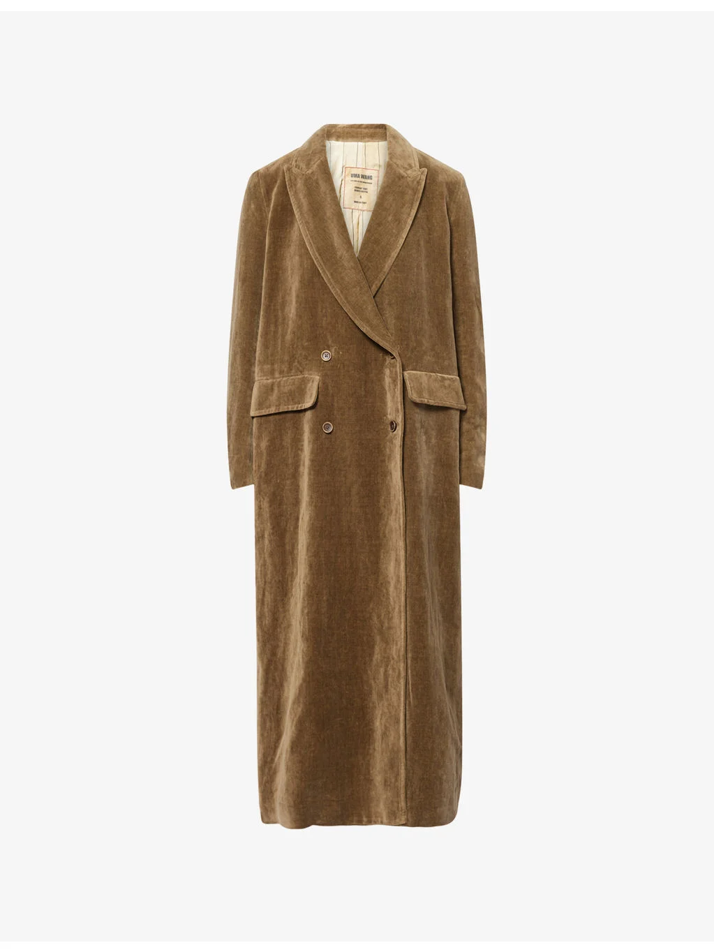 Camelot Double-Breasted Cotton And Linen Coat - 1