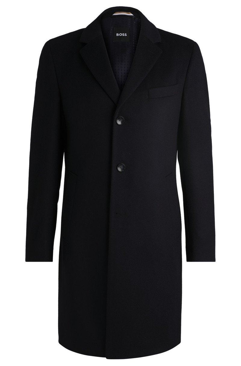 SLIM-FIT COAT IN WOOL AND CASHMERE 1