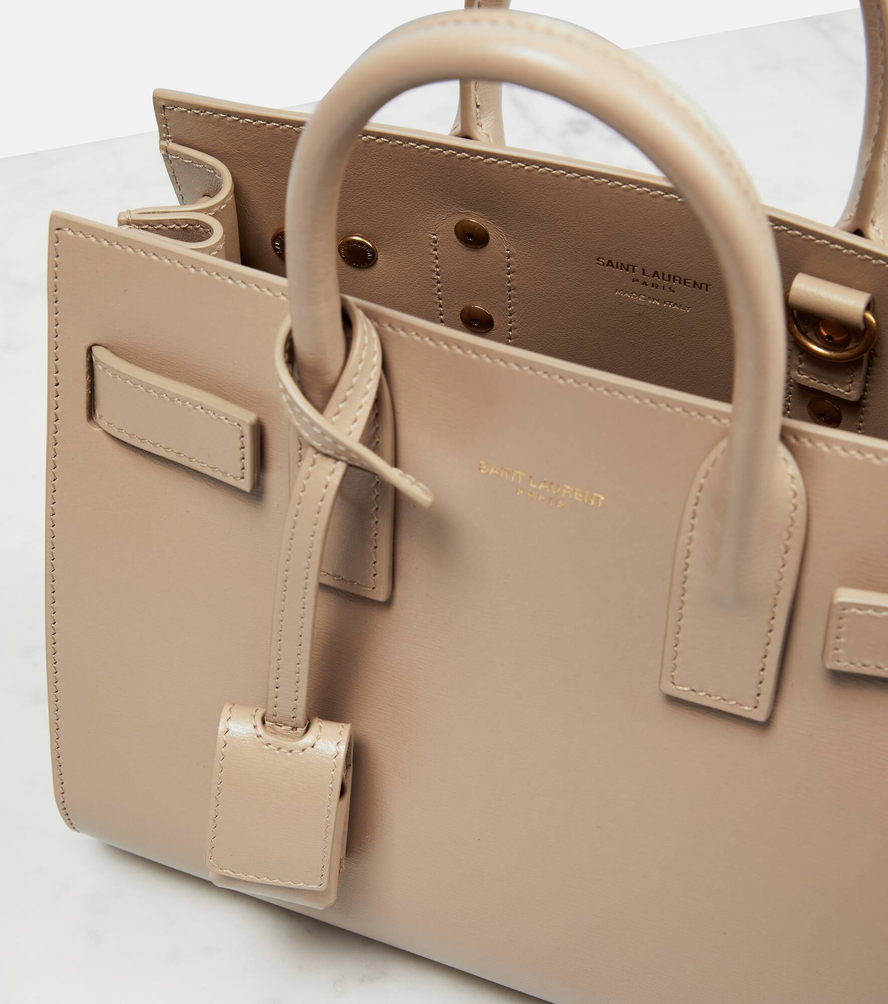 Sac De Jour Nano leather tote bag - 3