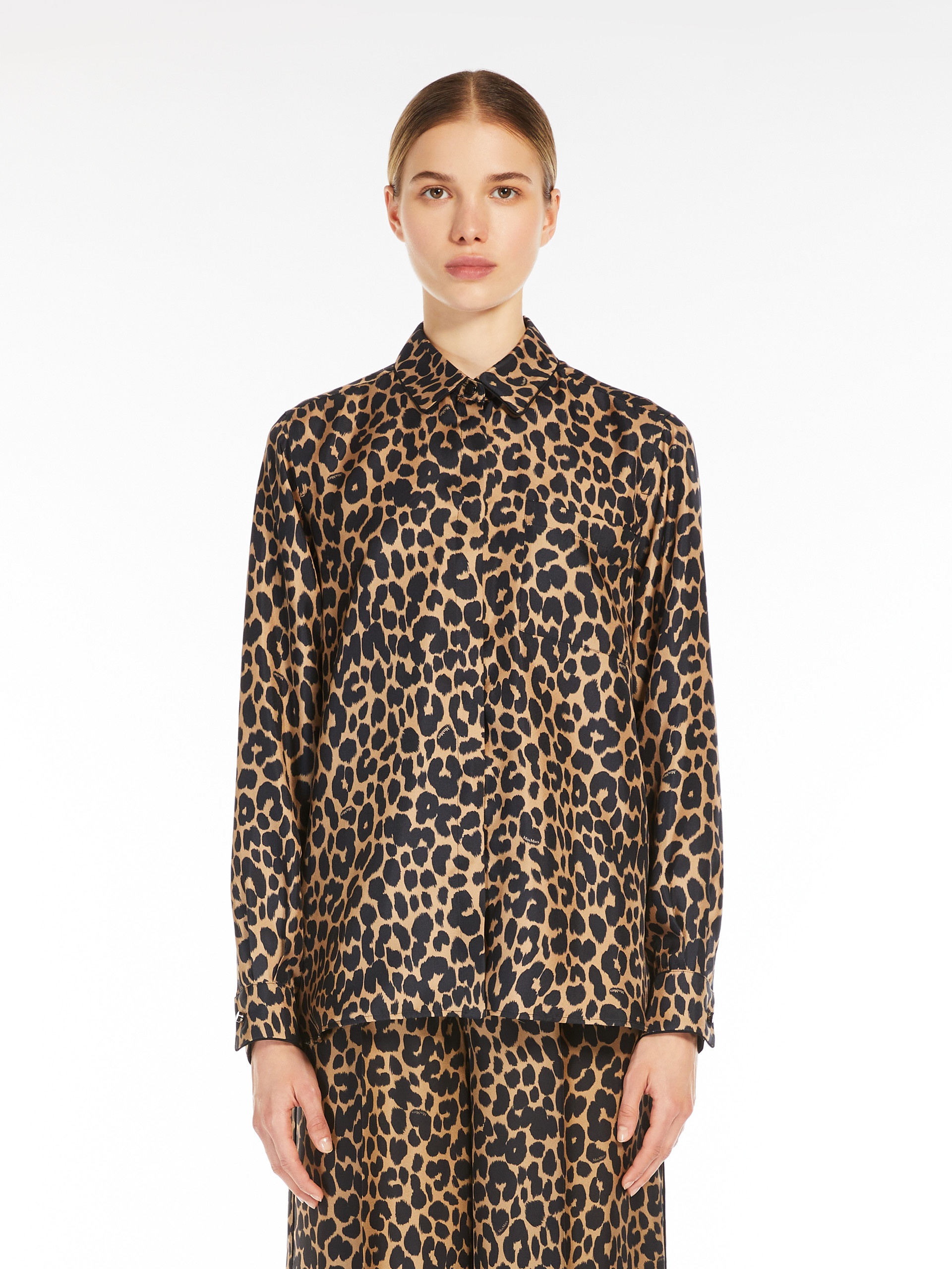 ETNA Printed silk twill shirt - 3