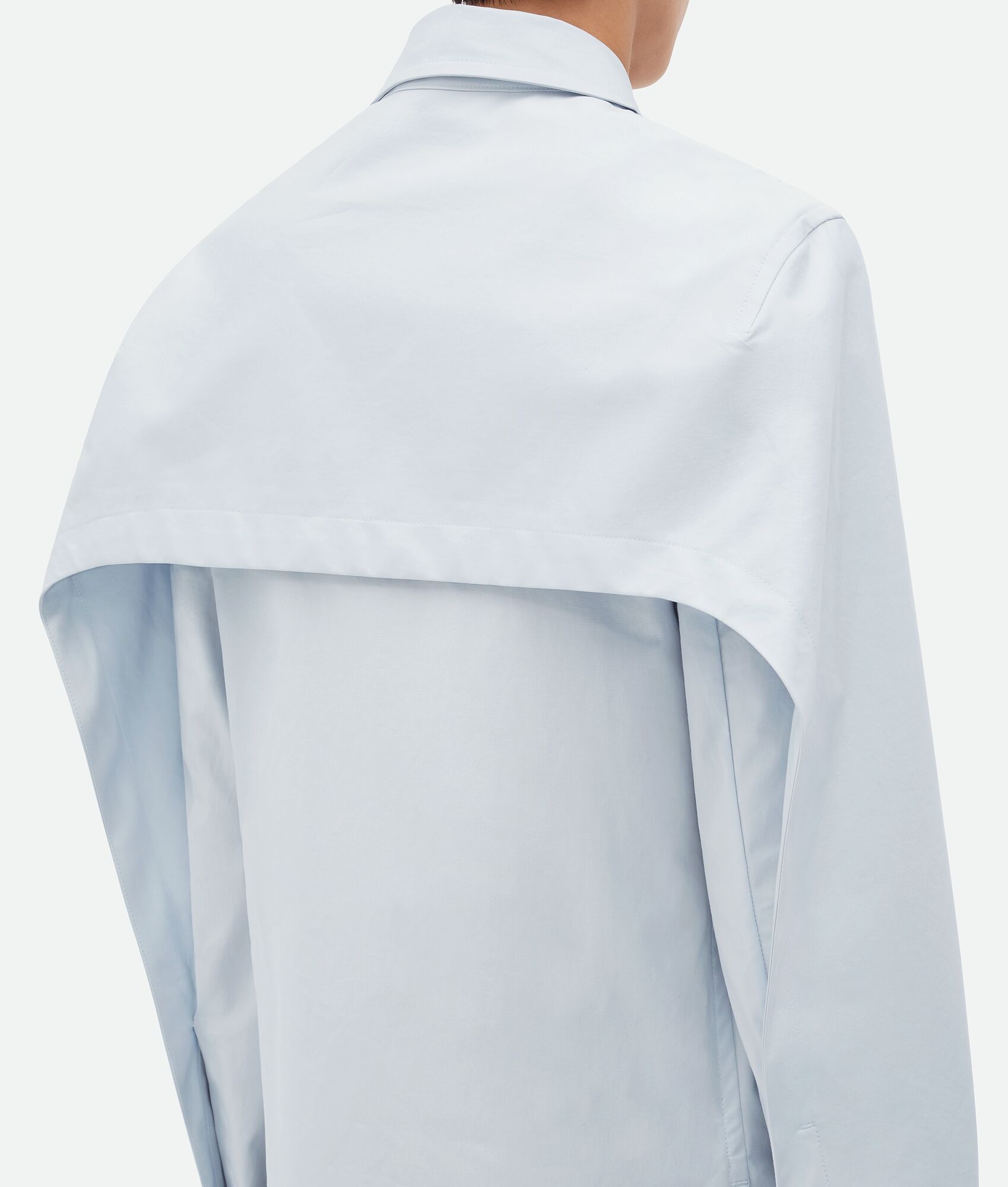 Cotton Shirt With Storm Flap - 4