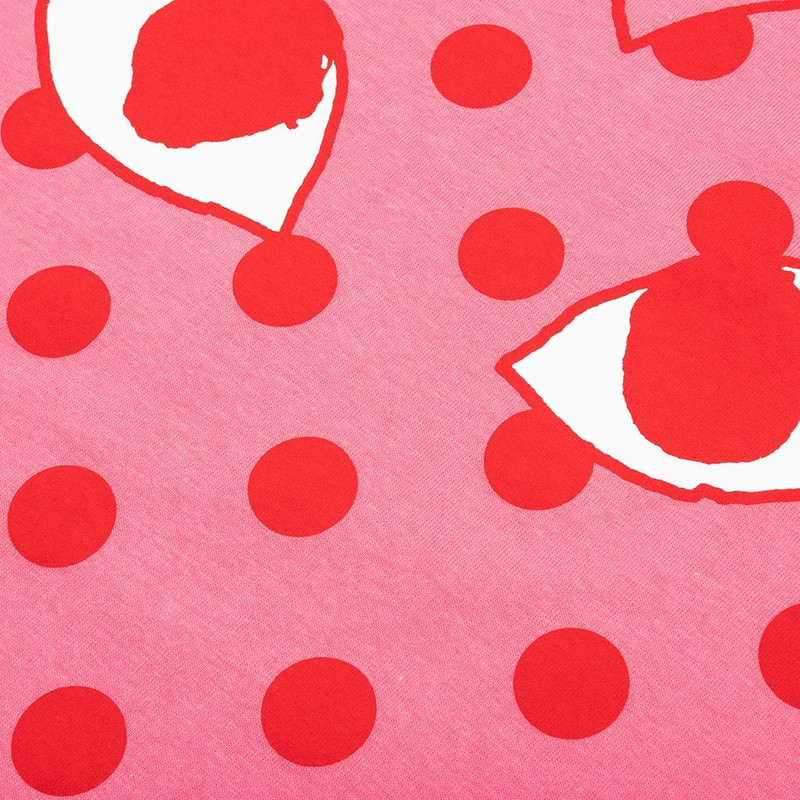 Pink Polka Dot Heart T-Shirt 3