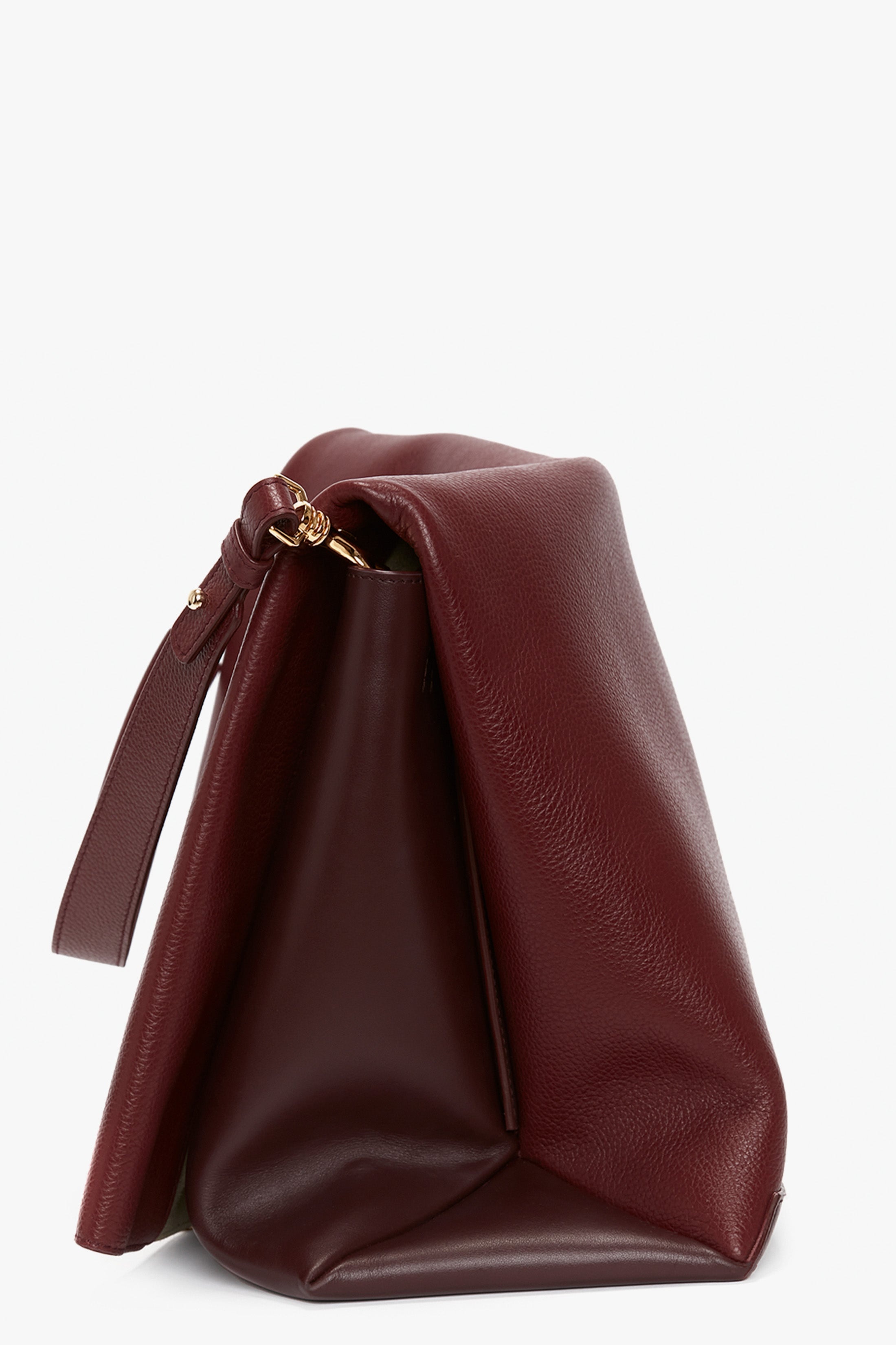 Jumbo Chain Pouch In Bordeaux - 7