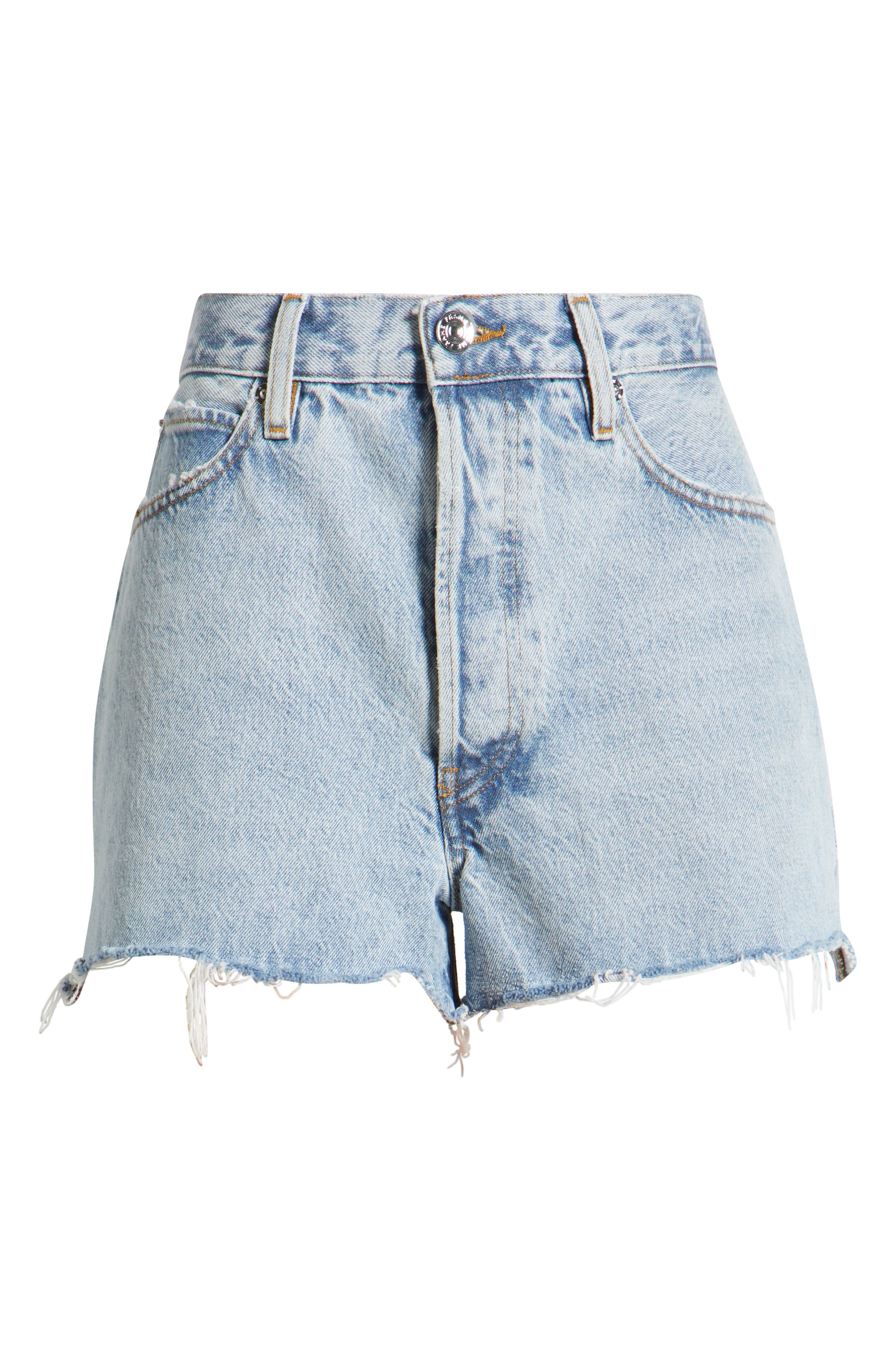 FRAME The Dare High Waist Denim Cutoff Shorts in Reason at Nordstrom - 5