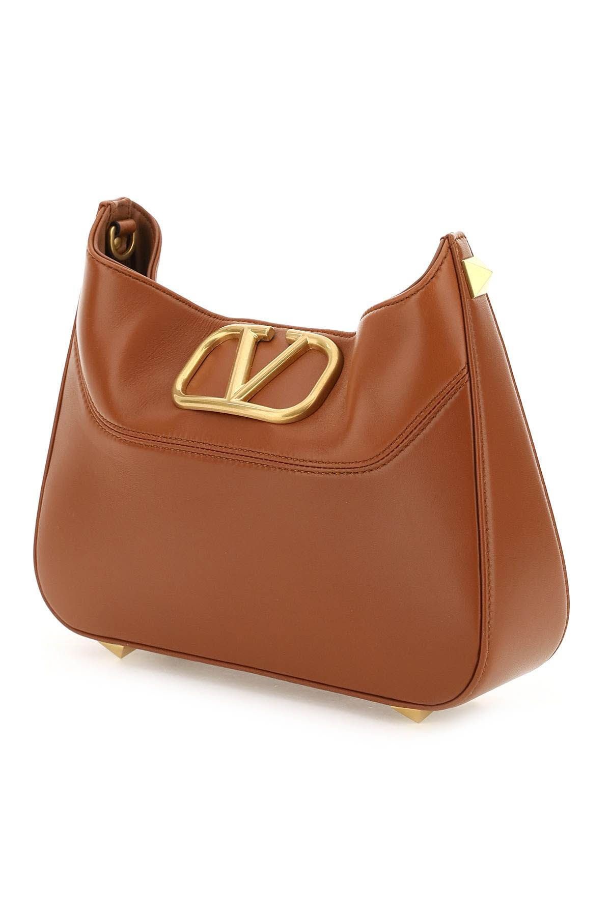 NAPPA LEATHER STUD SIGN HOBO BAG - 2