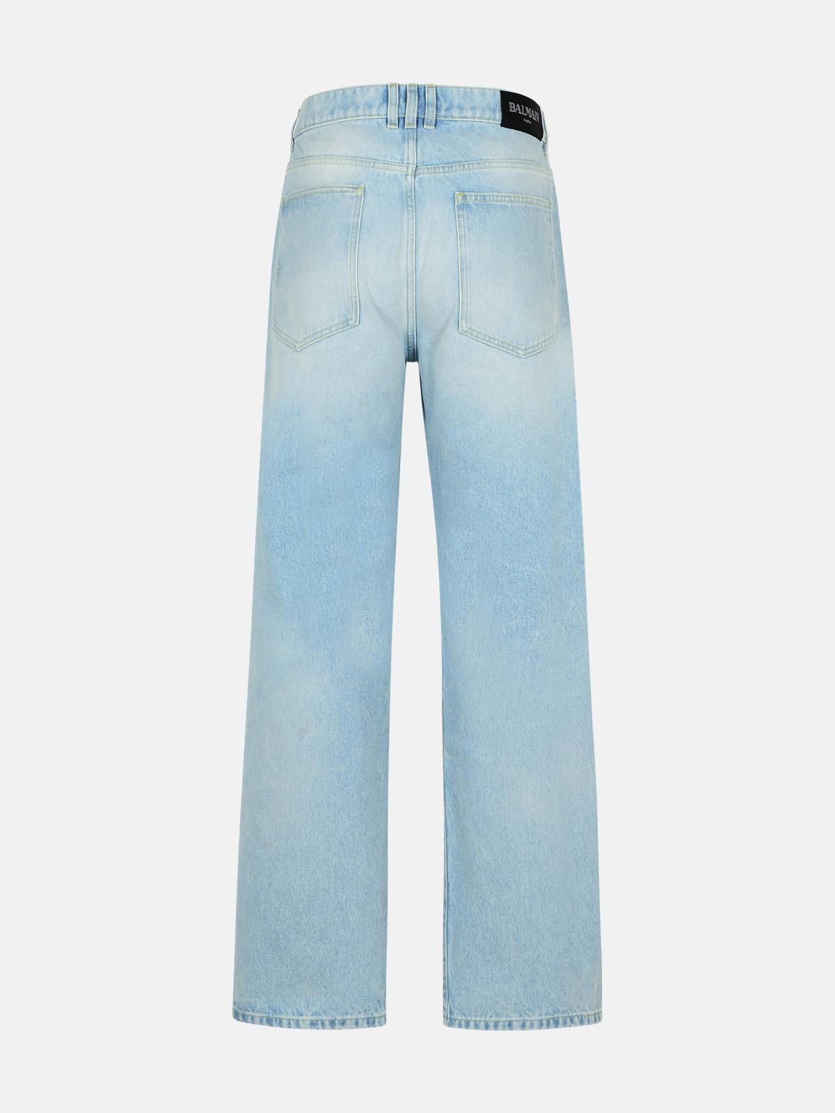 LIGHT BLUE DENIM JEANS - 3