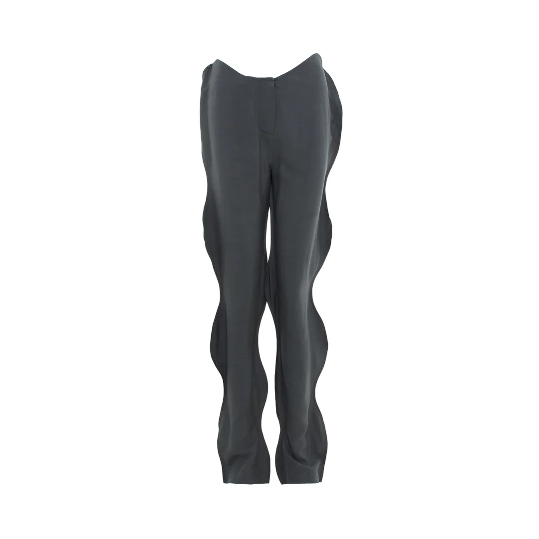 Gray Wavy Pants - 1