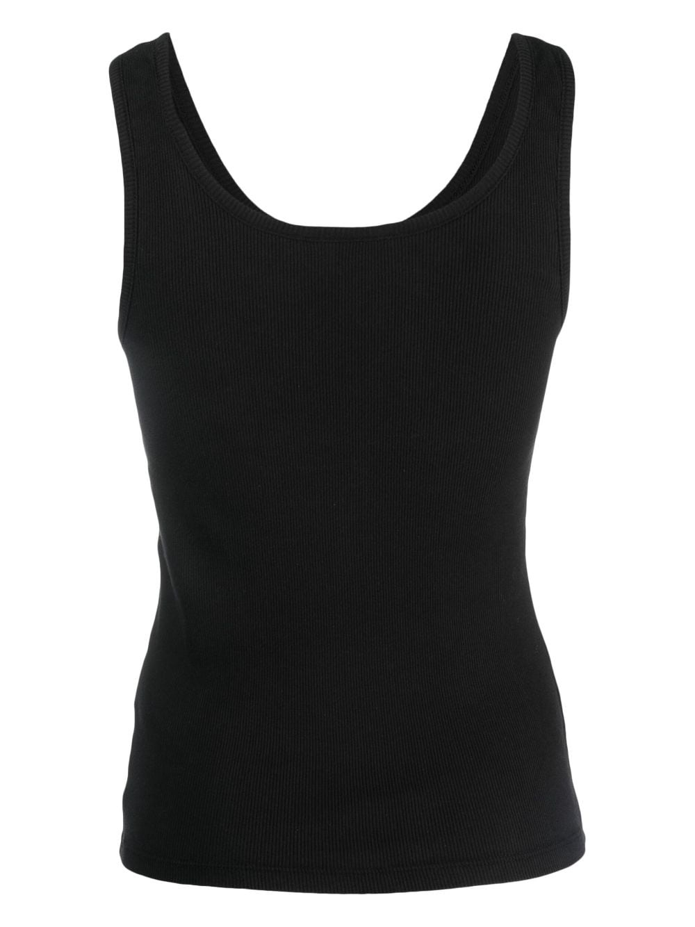 fine-ribbed tank top - 2