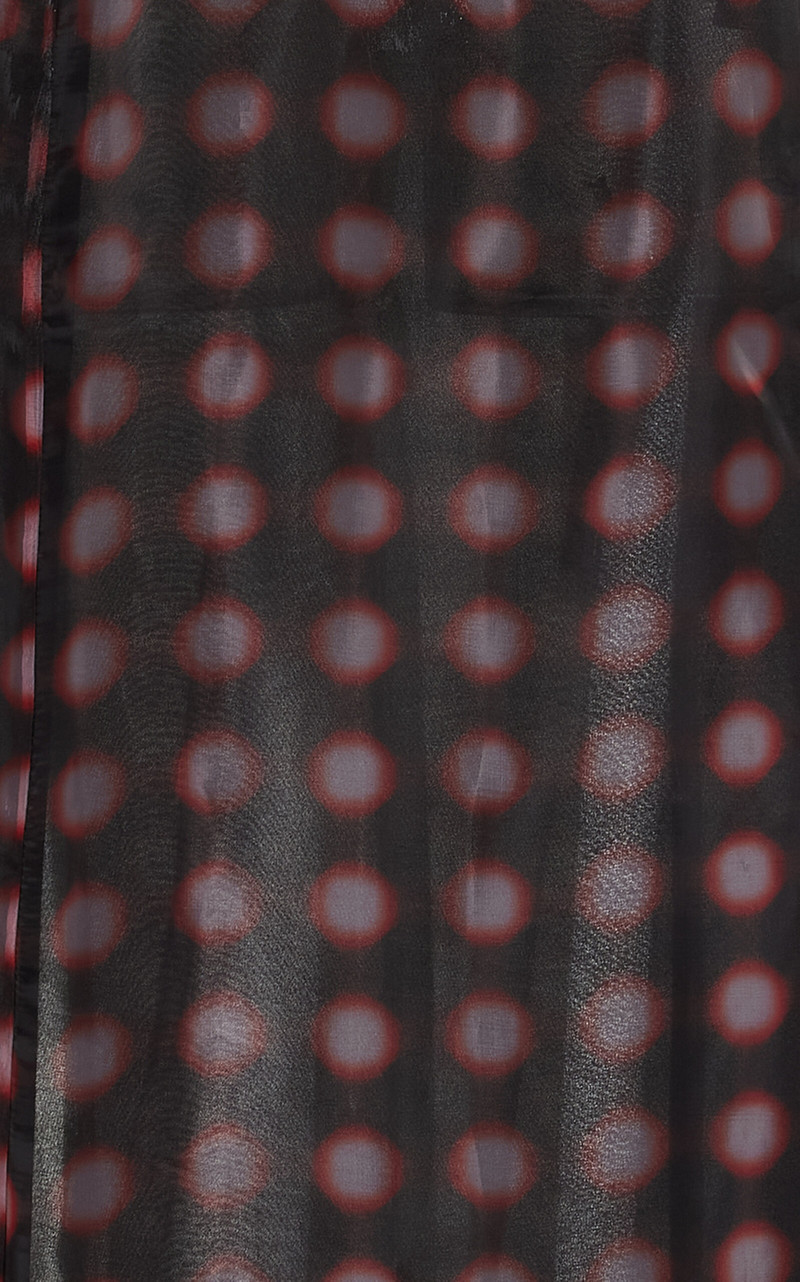 16ARLINGTON Dia Printed Organza Midi Skirt red outlook