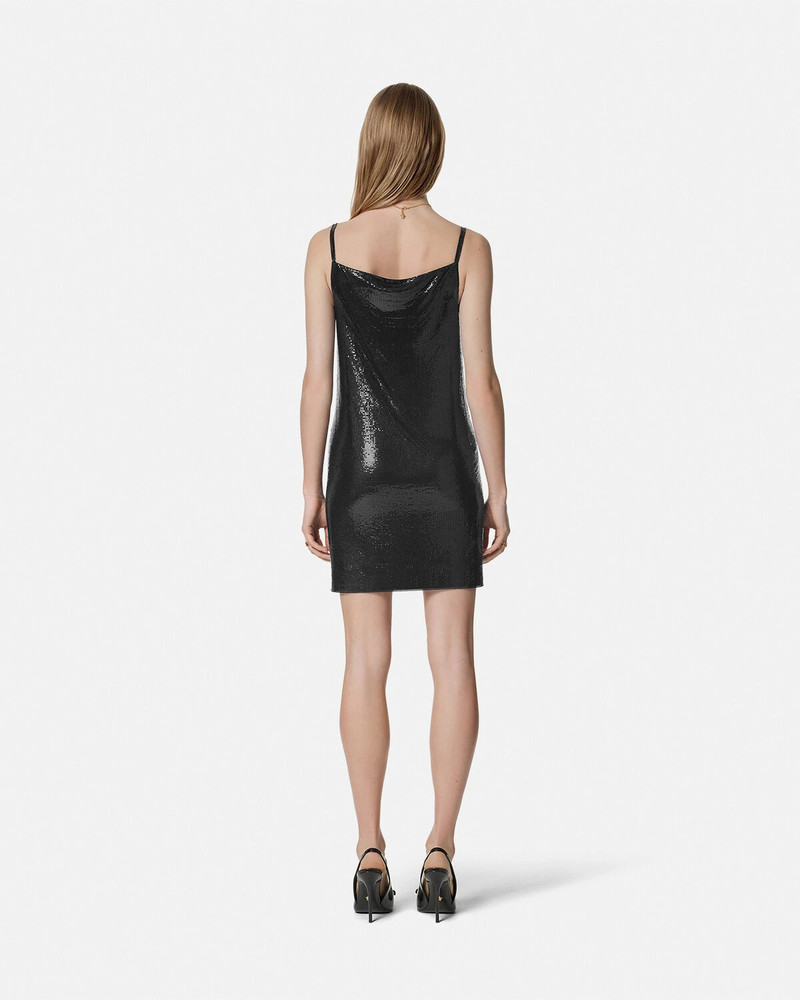 Metal Mesh Slip Mini Dress 5