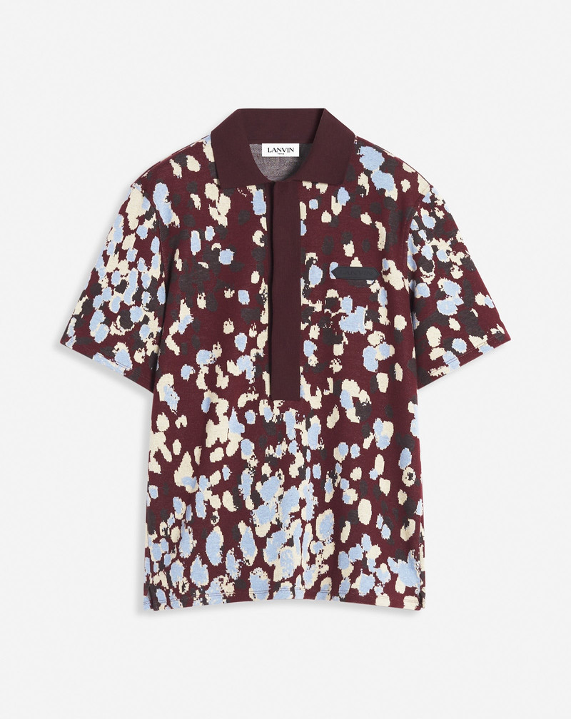 JACQUARD POLO SHIRT - 1