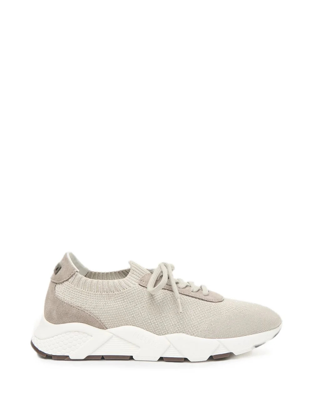 lace-up panelled sneakers - 1