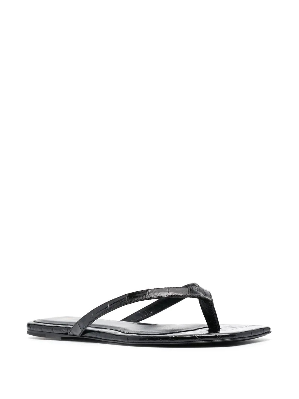 square-toe flip-flops - 2