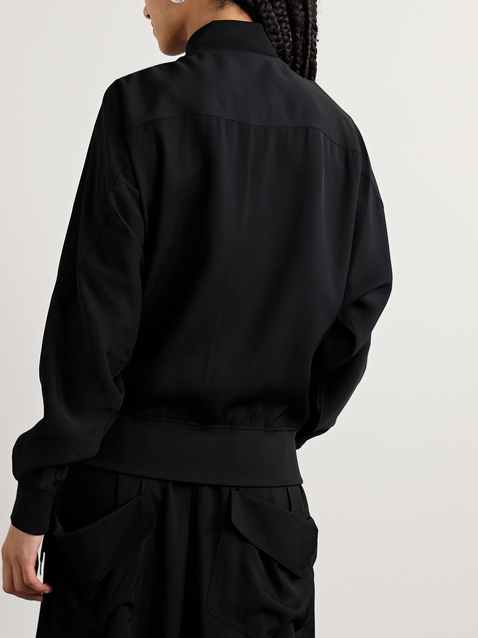 + Y-3 twill track jacket Black - 4
