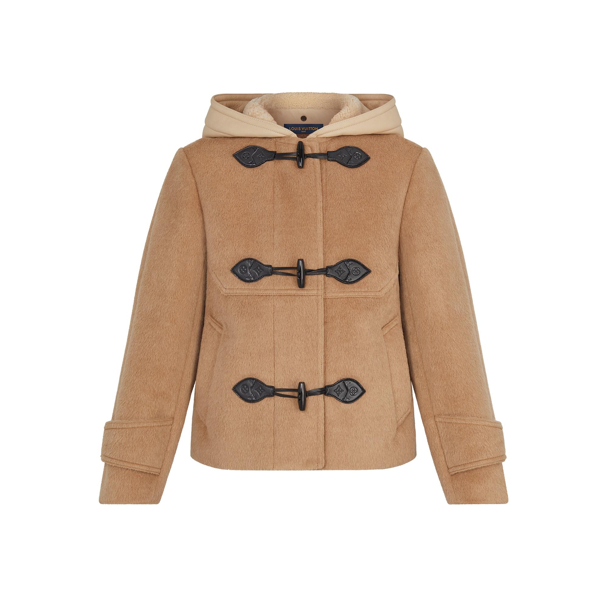 Hooded Duffle Pea Coat - 1