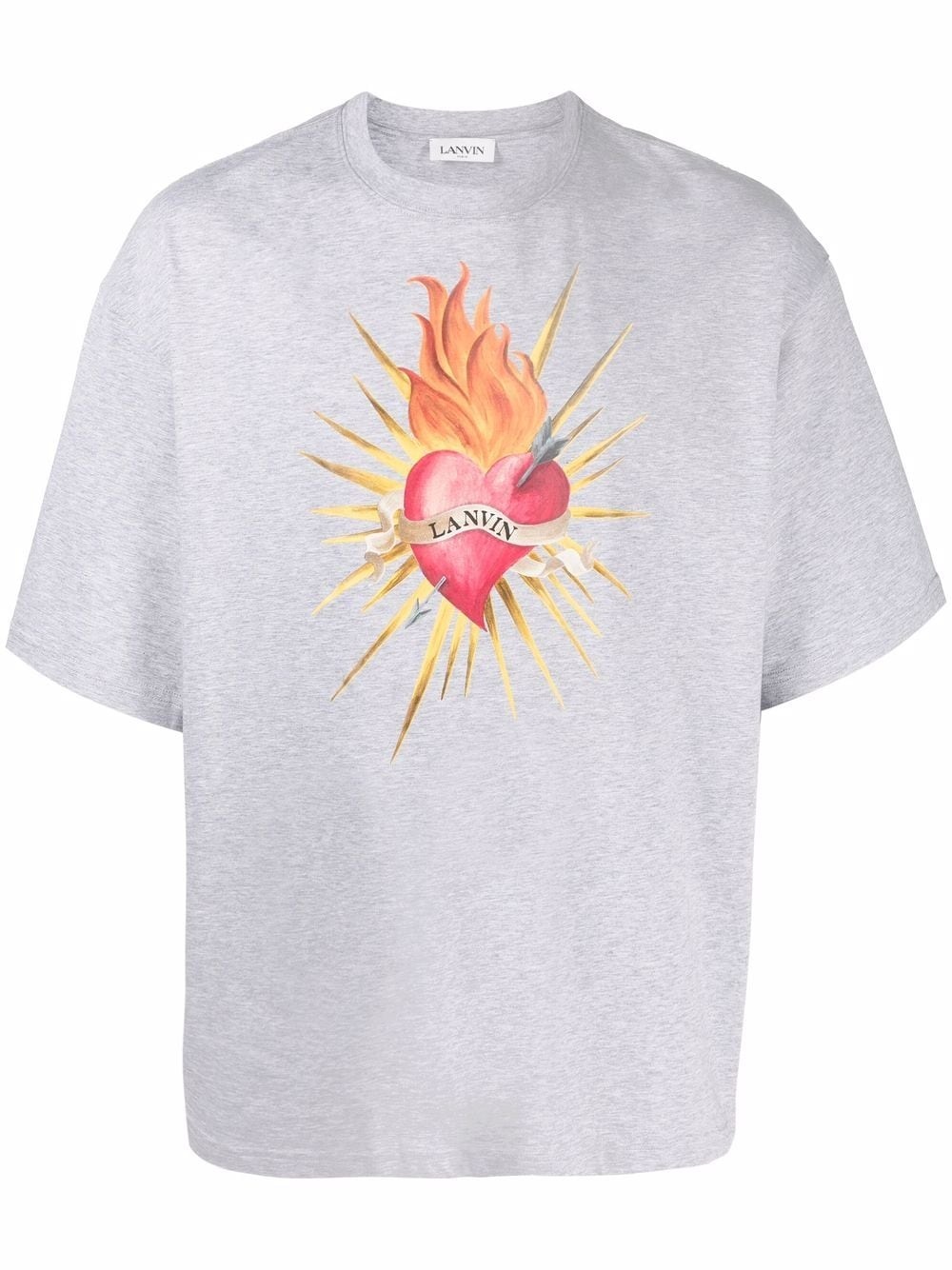 heart logo-print T-shirt - 1