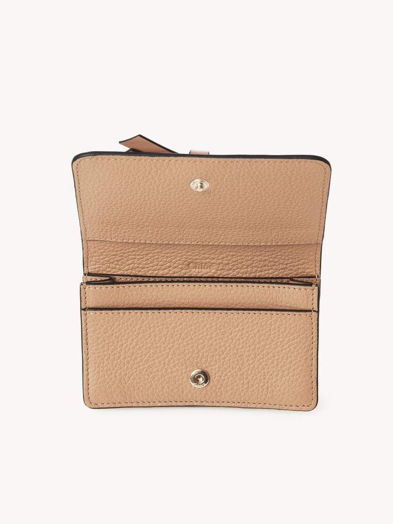 ALPHABET CARD HOLDER IN GRAINED LEATHER 4