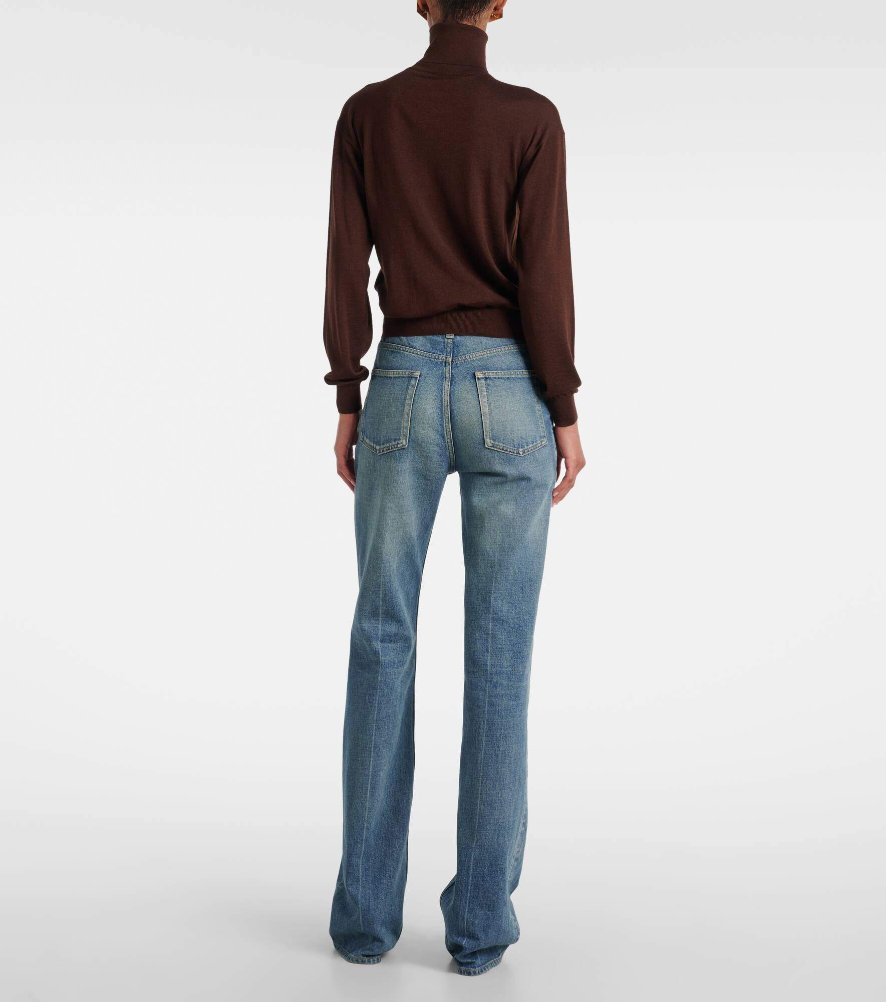 Cashmere, wool, and silk sweater - 3