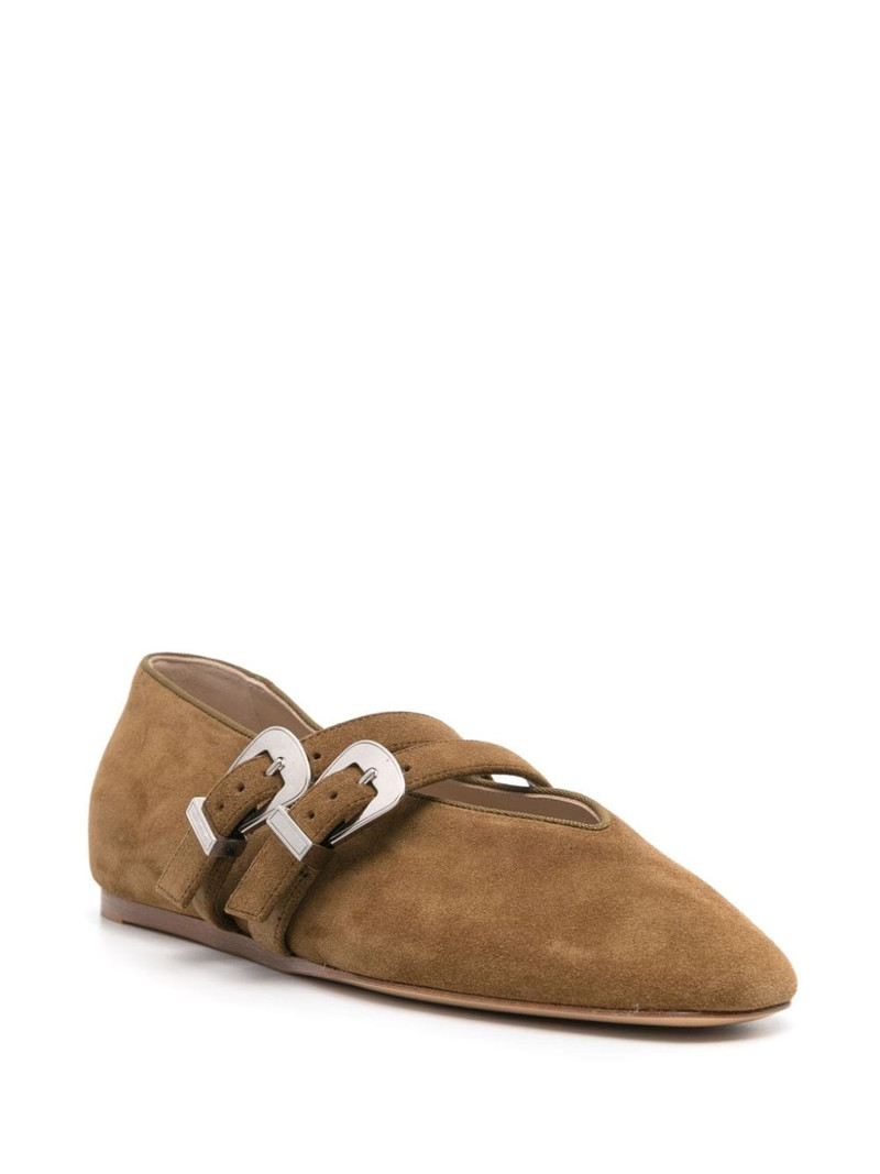 LE MONDE BÉRYL Claudia suede ballerina shoes outlook
