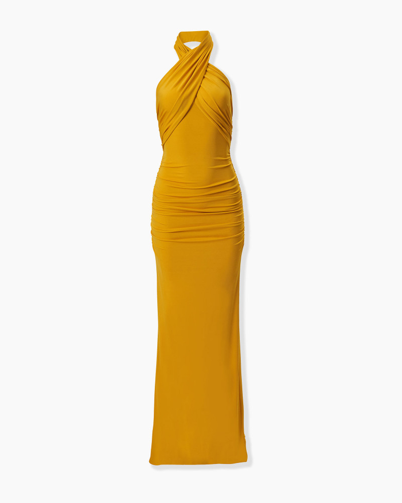 Criss-Cross Halterneck Gown 1