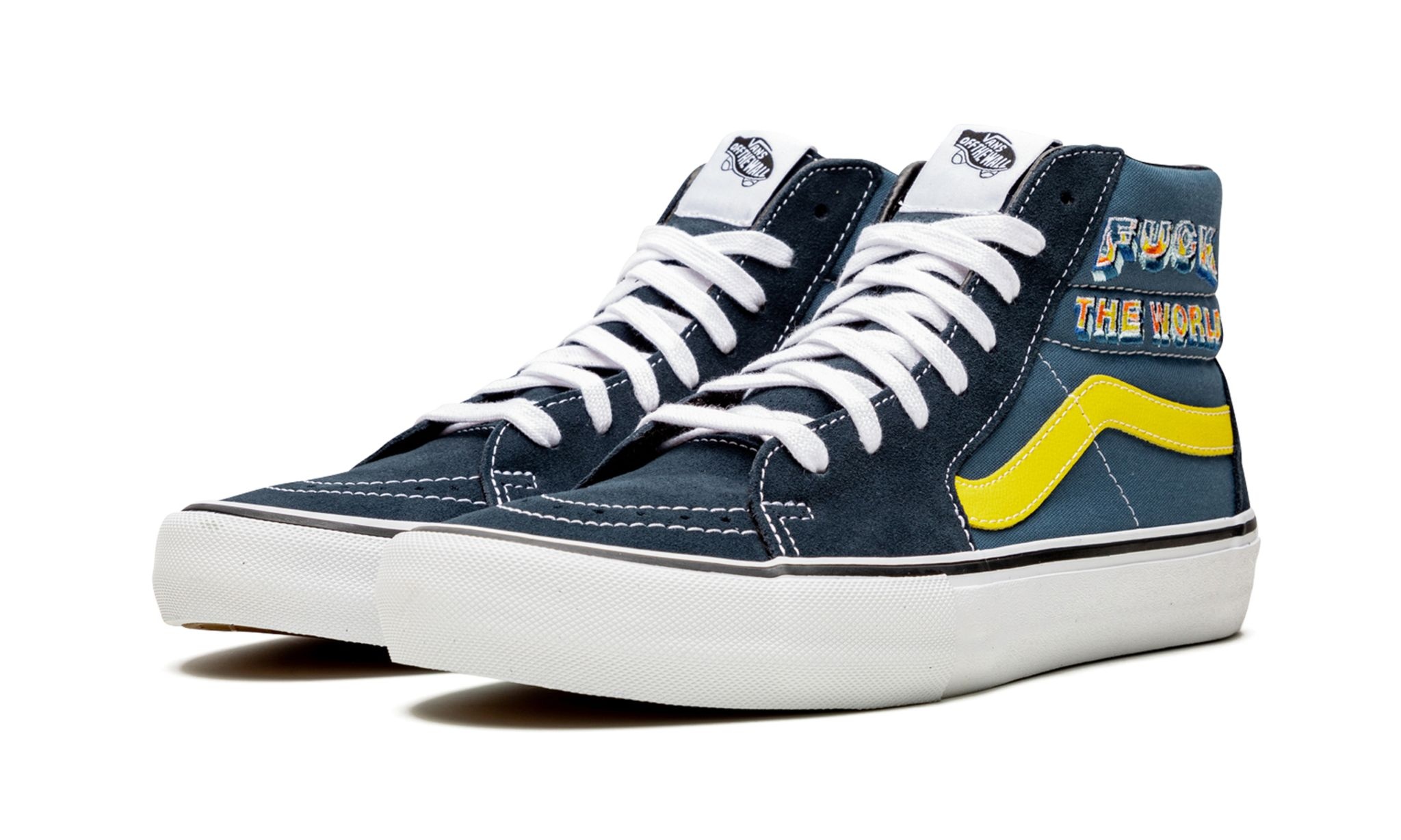 Sk8-Hi Pro "Supreme - F*ck the World - Navy" - 2