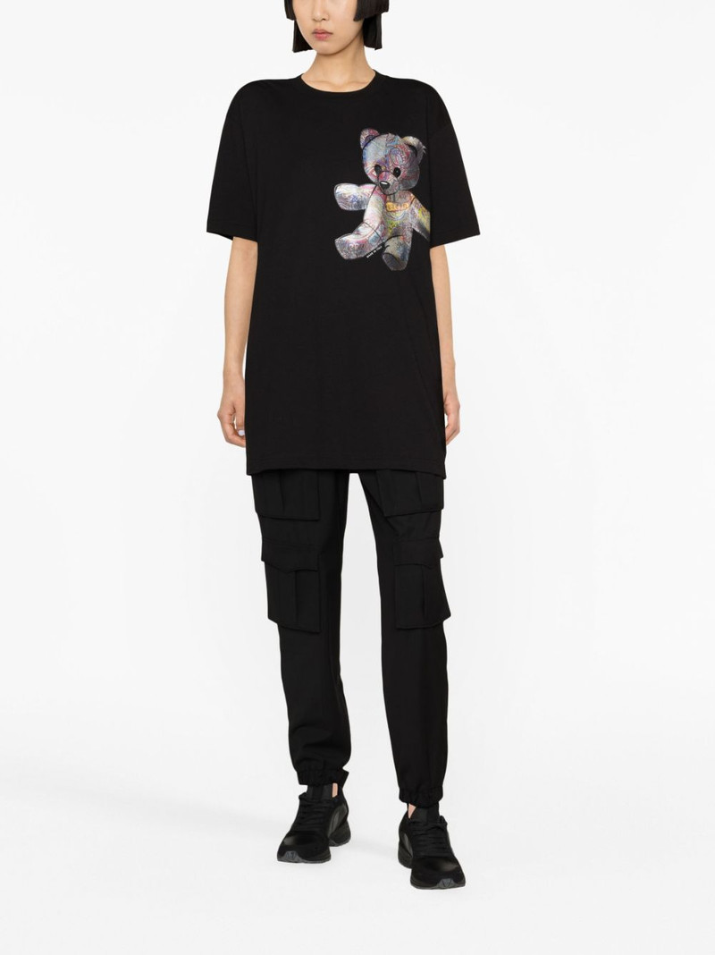 teddy bear-print cotton T-shirt 3