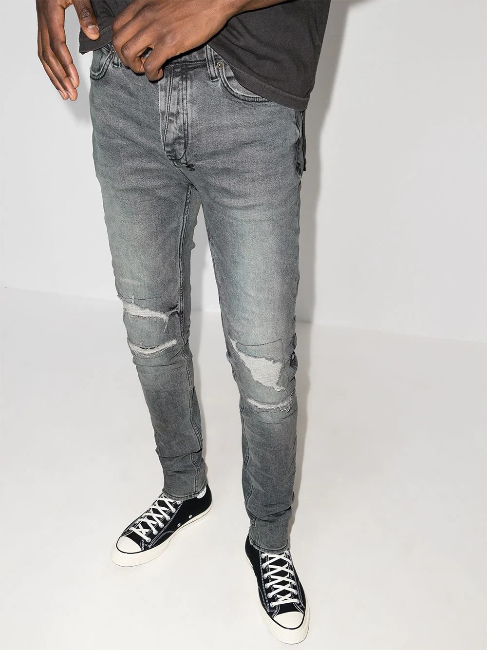 Van Winkle Smokescreen Ripped skinny jeans - 2