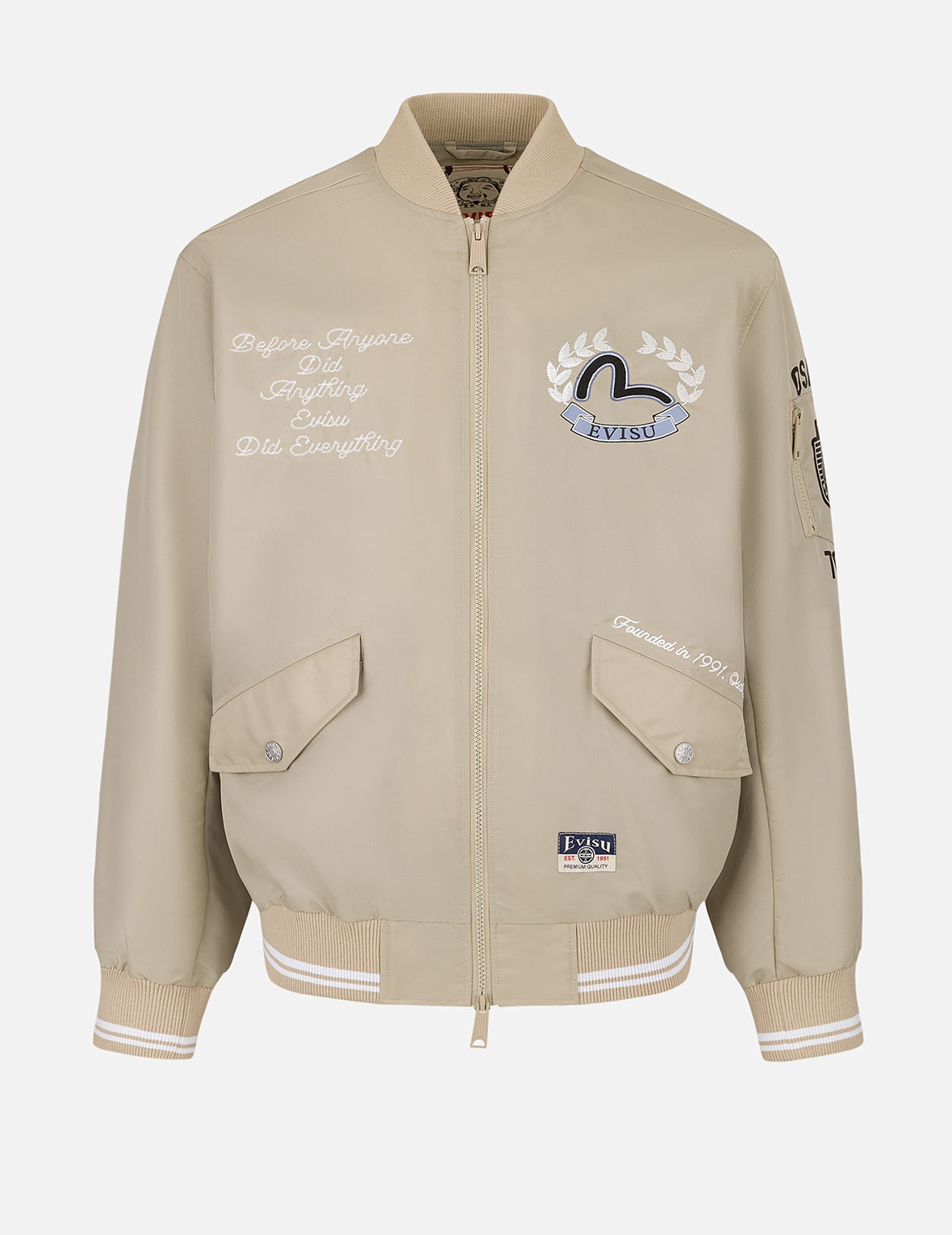 Golf Godhead Print Relax Fit Bomber Jacket - 2