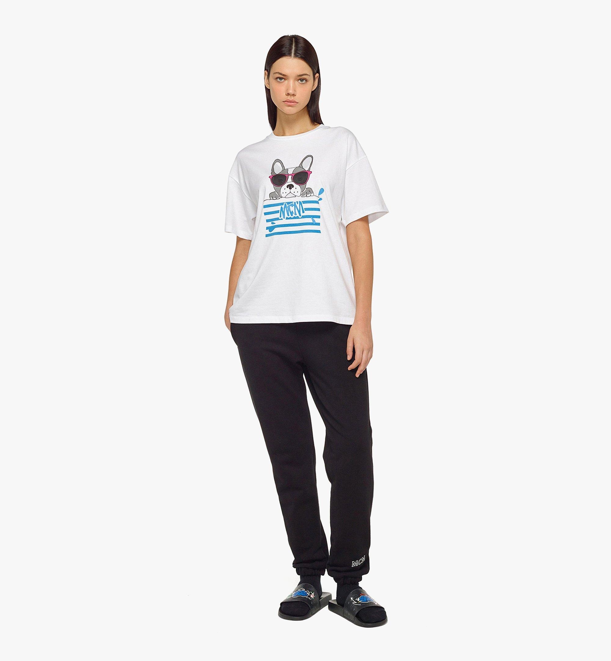 Women’s MCM Sommer M Pup Print T-Shirt in Organic Cotton - 2