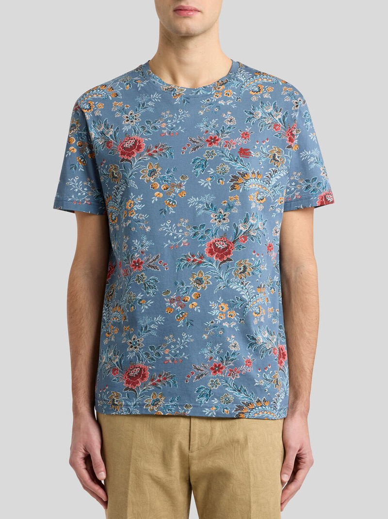 COTTON T-SHIRT WITH FLORAL PRINT 2
