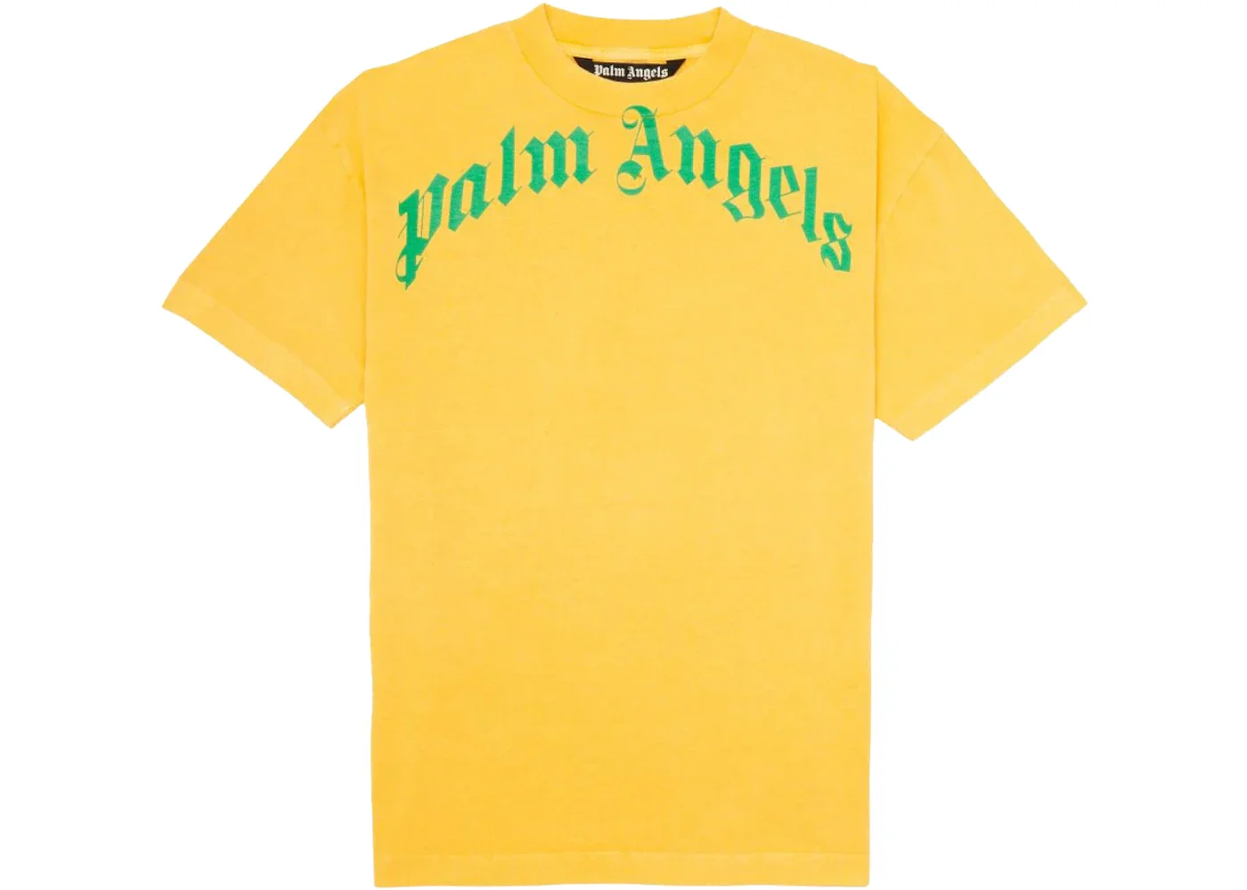 Palm Angels Vintage T-shirt Yellow - 1