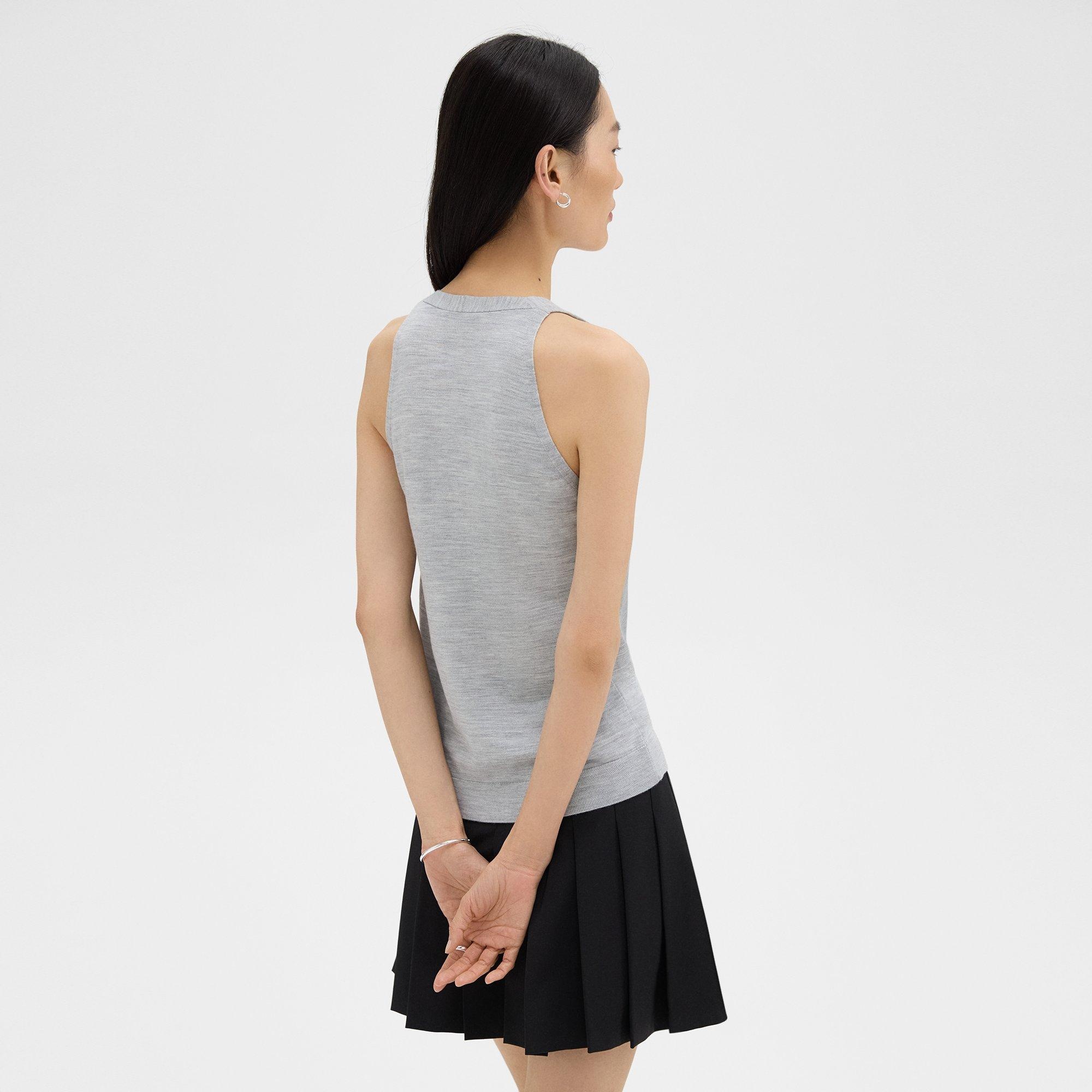 Slim Sweater Vest in Regal Wool - 4