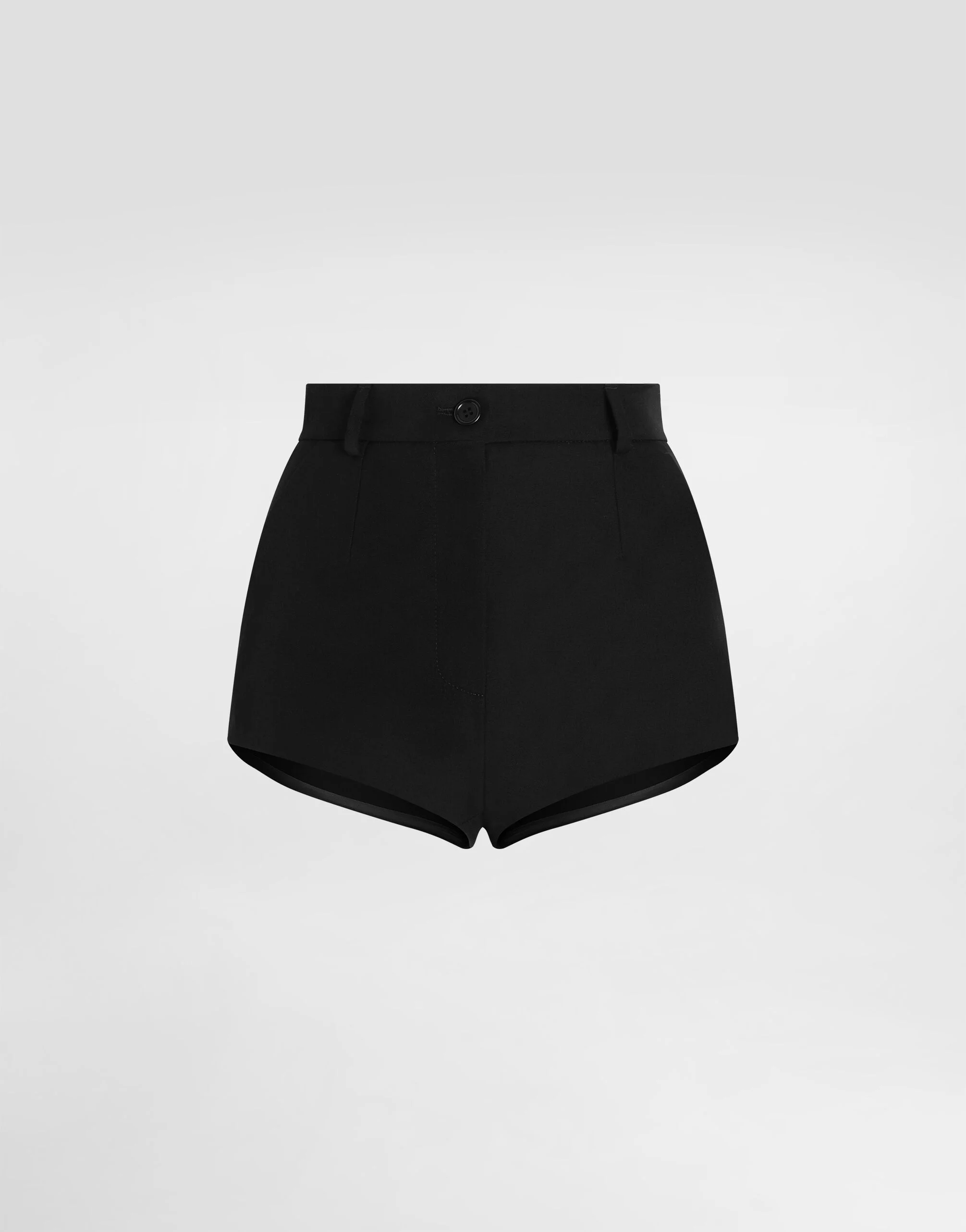 Wool gabardine shorts - 1