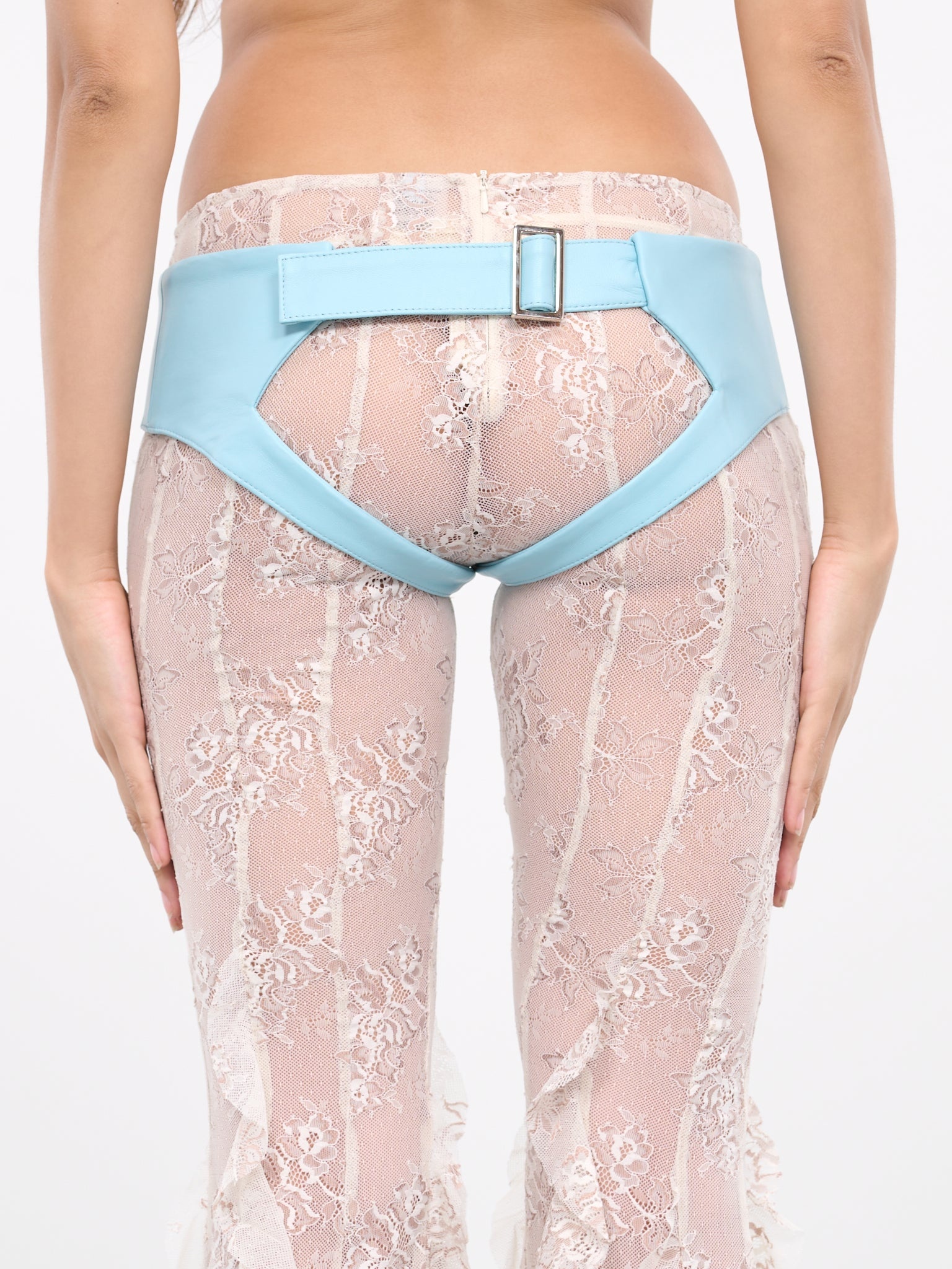 Oshun Leather Chaps Belt - 3