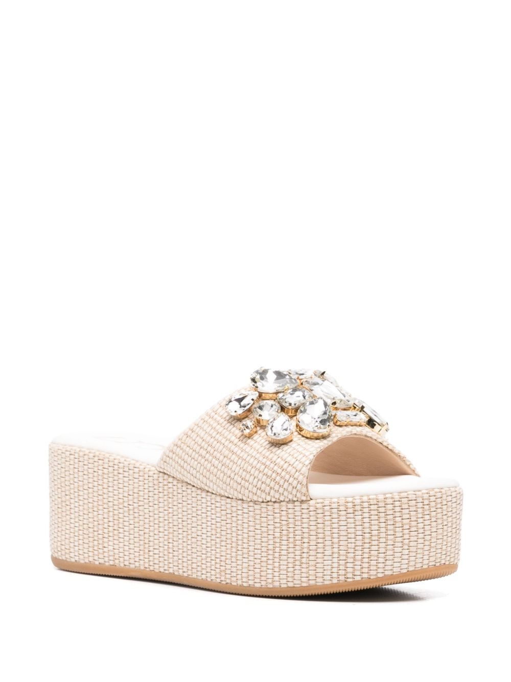 65mm crystal-embellished sandals - 2