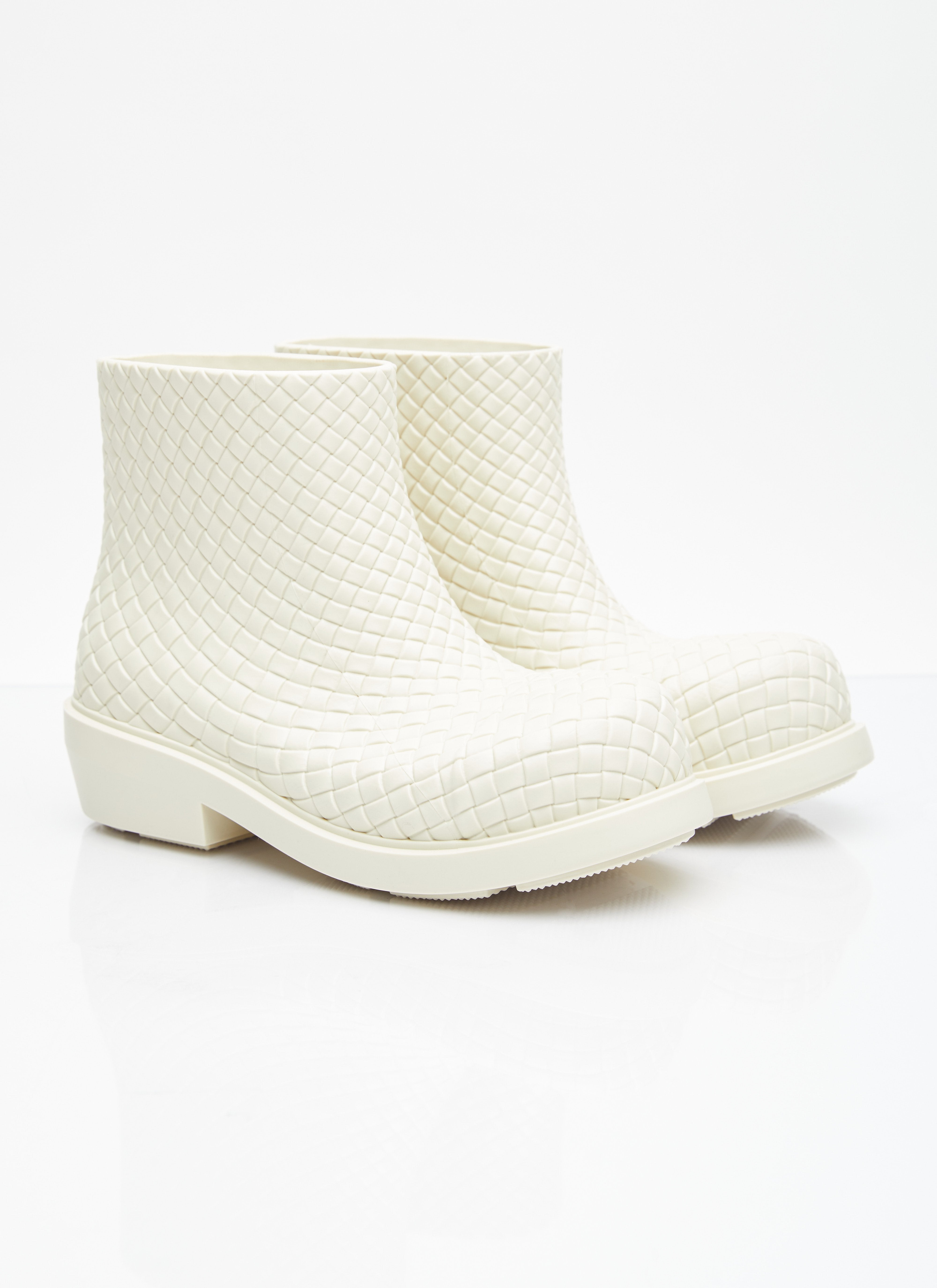 Bottega Veneta Women Fireman Intreccio Ankle Boots - 3