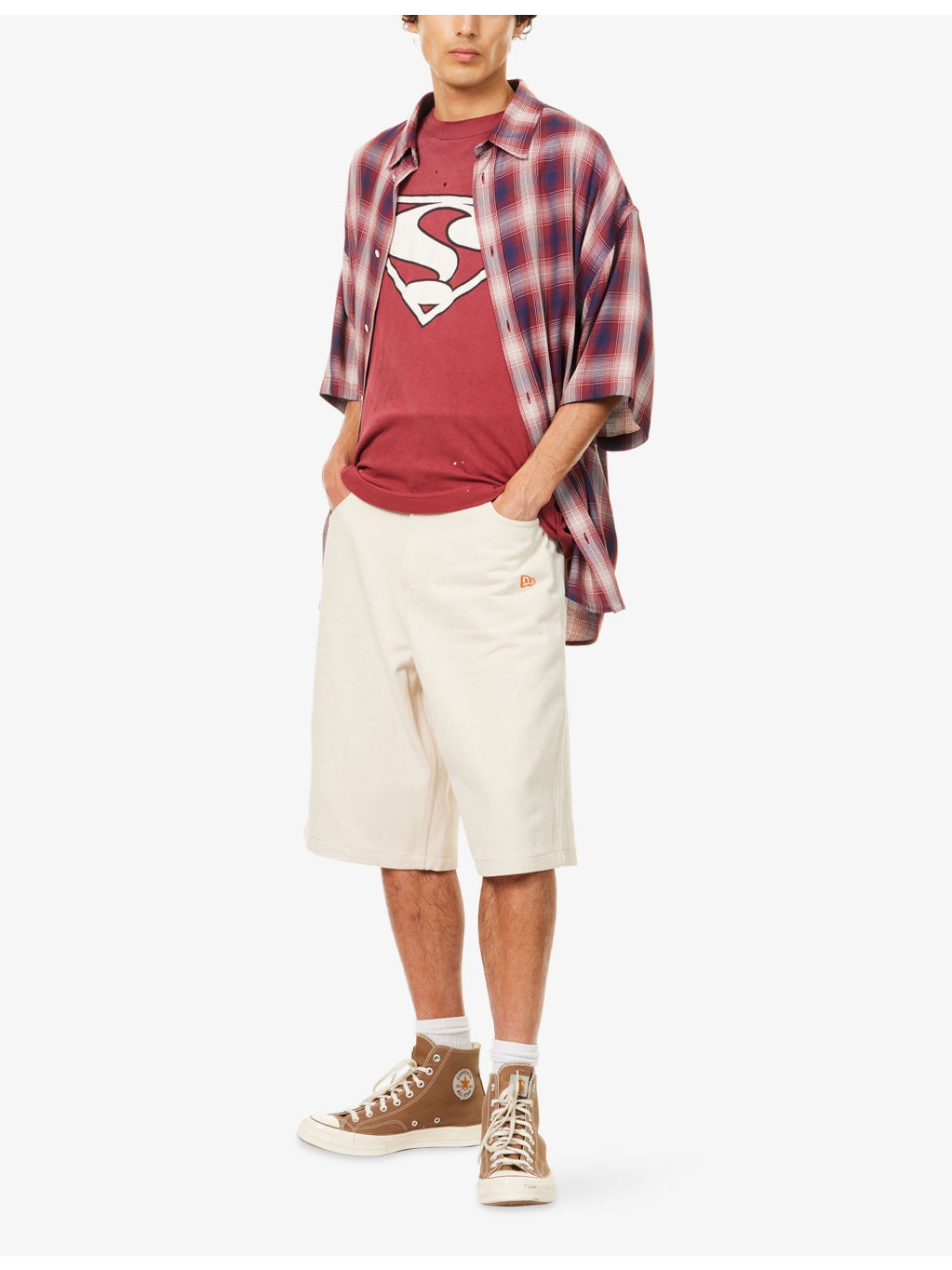 Superman Crewneck Cotton-Jersey T-Shirt - 2
