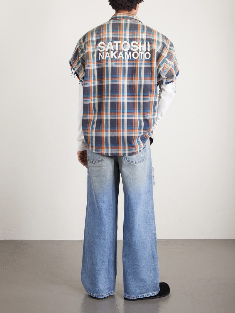 Blessed To Be Stressed Straight-Leg Distressed Jeans 4