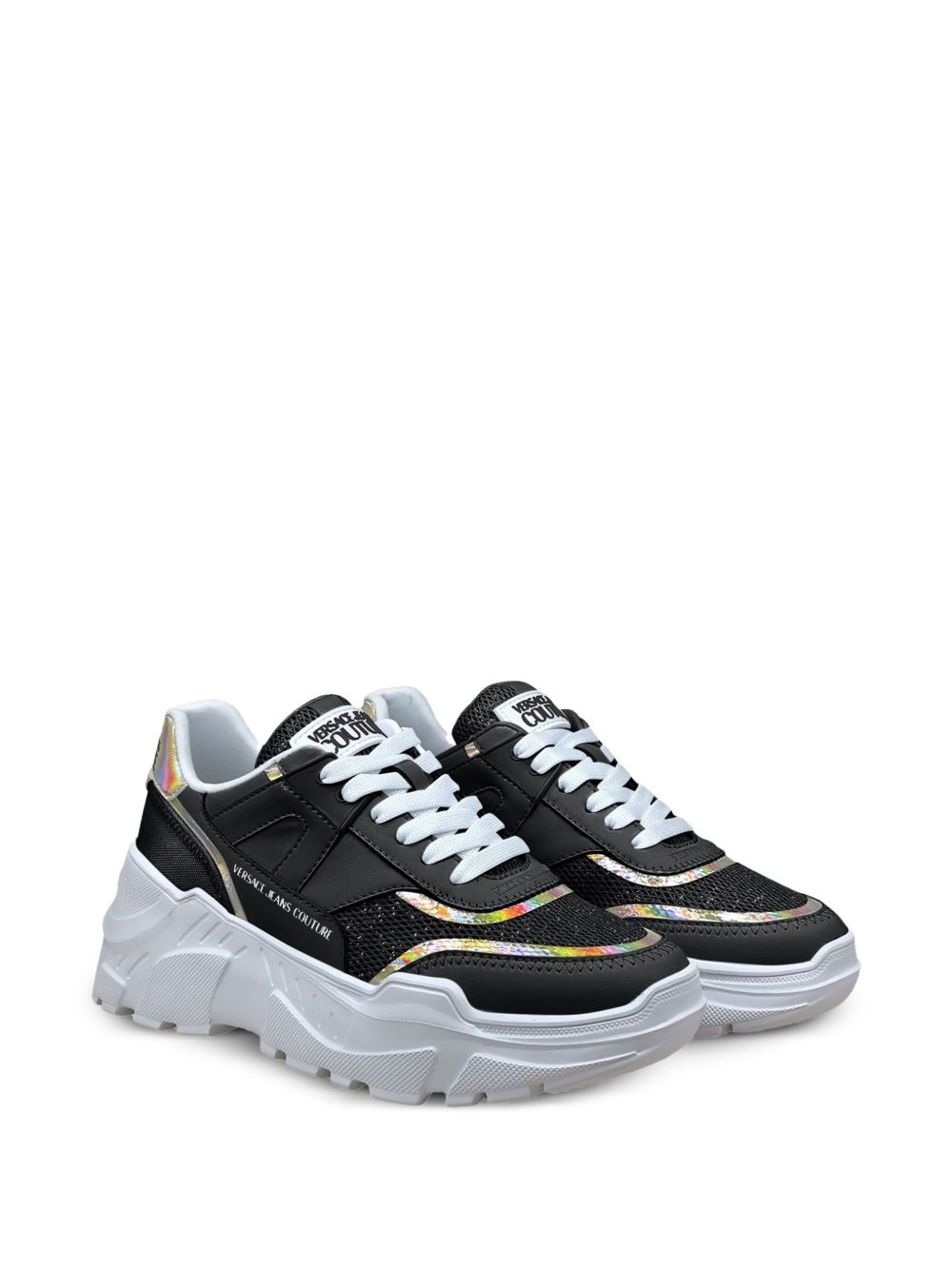 panelled sneakers - 2