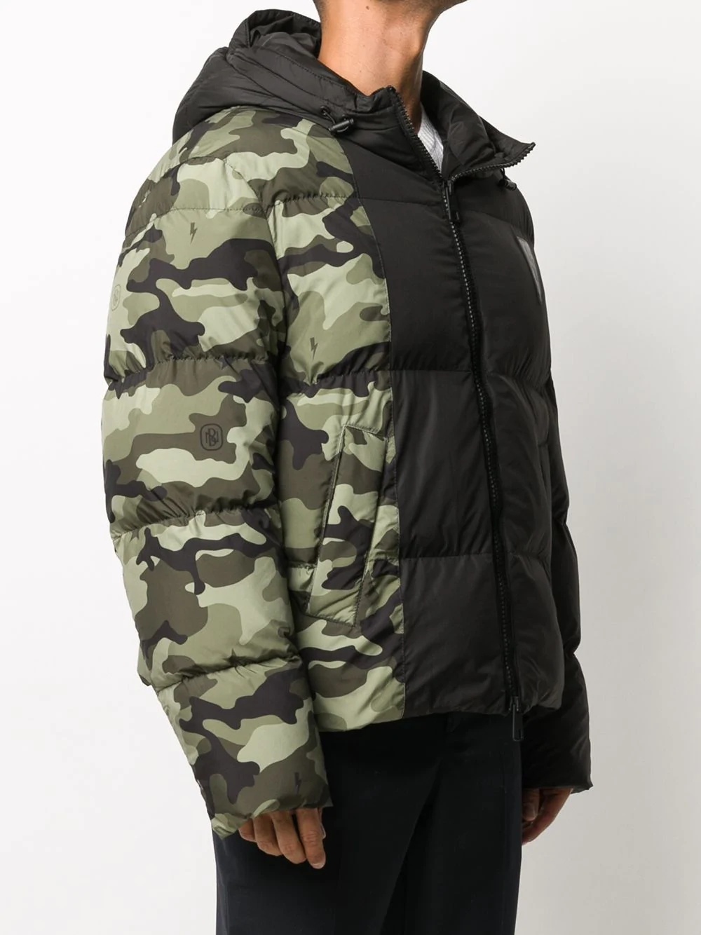 camouflage-print puffer jacket - 3