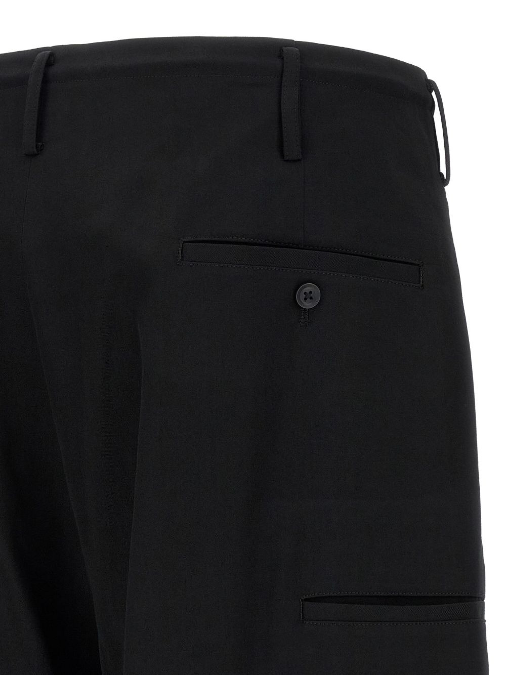 pleated drawstring trousers - 4