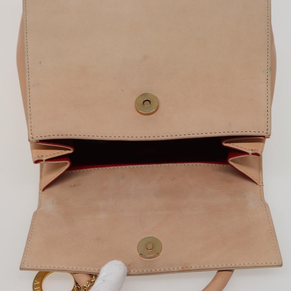 CELINE Hand Bag Suede Beige - 10