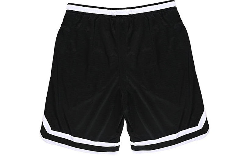Li-Ning Li-Ning DNA Logo Basketball Shorts 'Black White' AAPR395-1 outlook