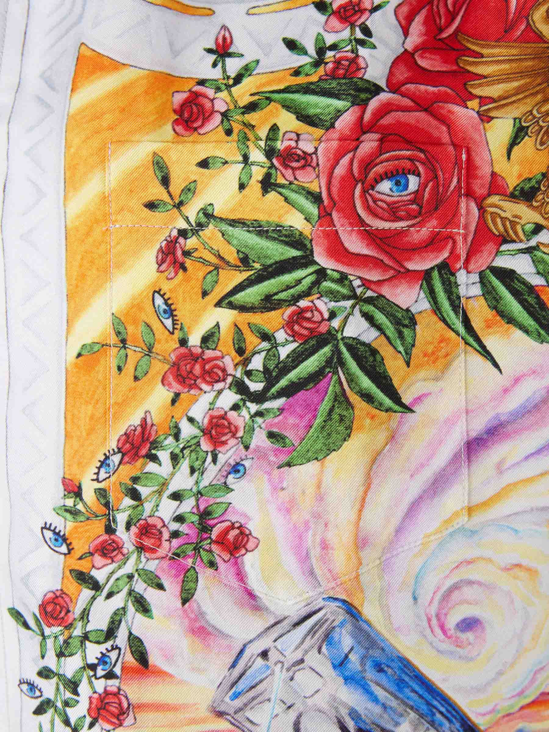 PRINTED SILK SHIRT - 4