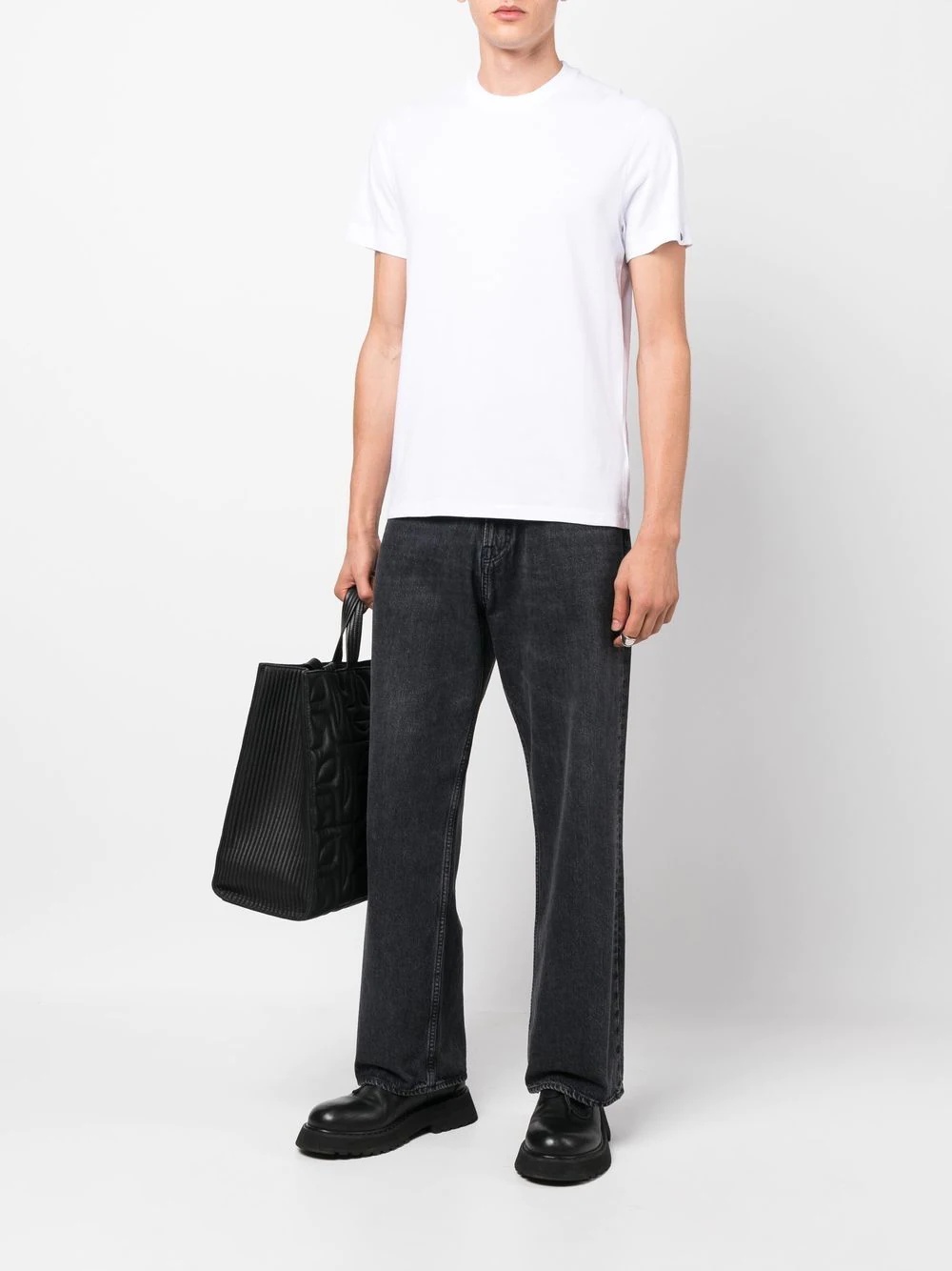 short-sleeve cotton T-shirt - 2