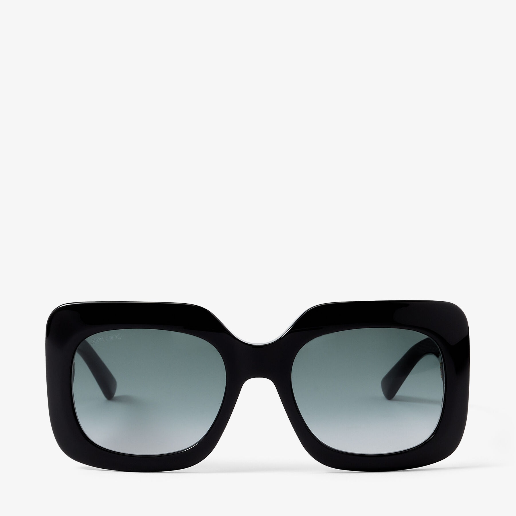 Gaya
Black and Gold Square Frame Sunglasses with JC Emblem 1
